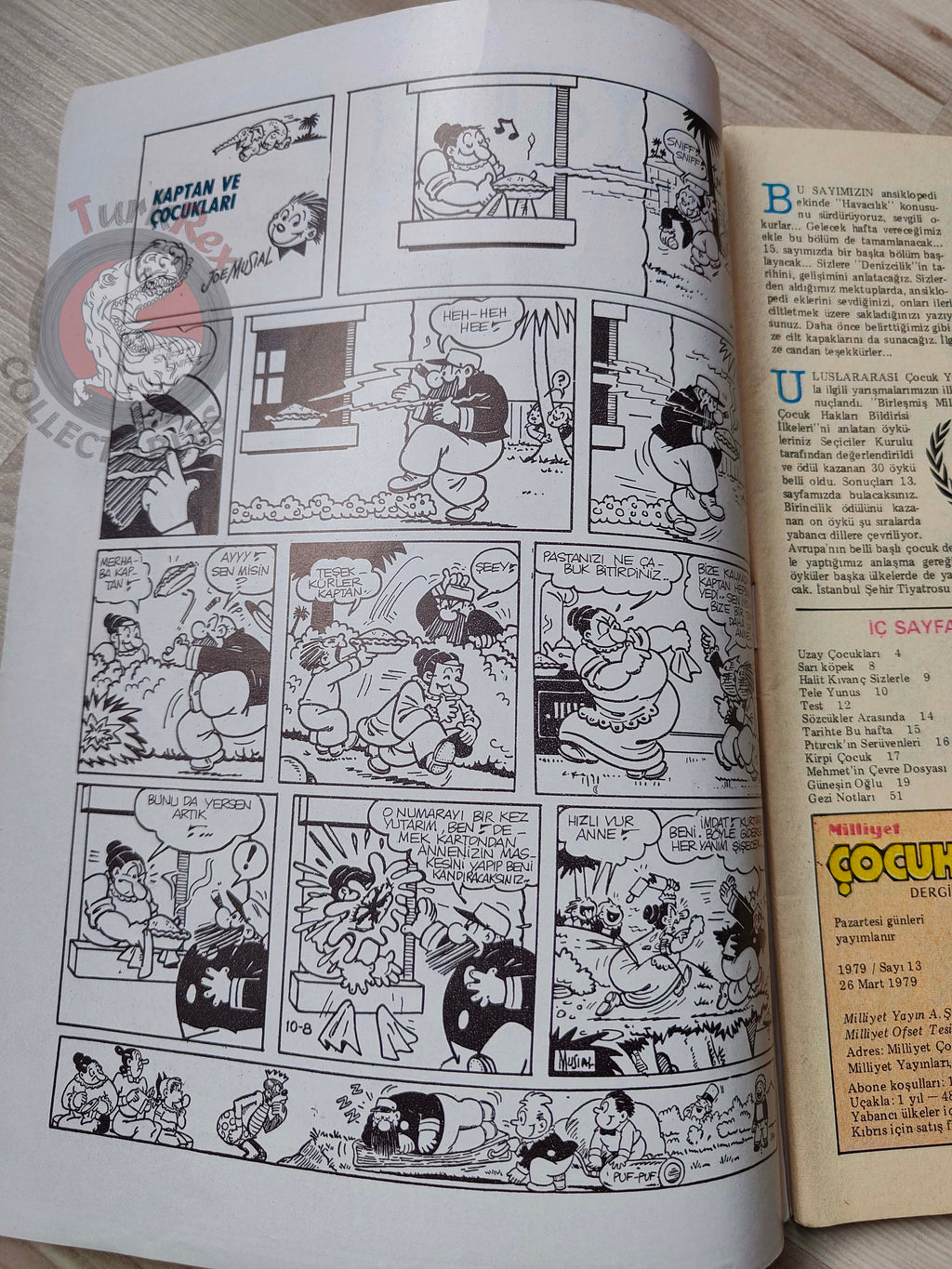 Milliyet Çocuk #13 1979 Turkish Comic Turkey Joyas Literarias Juveniles #83 Emilio Salgari