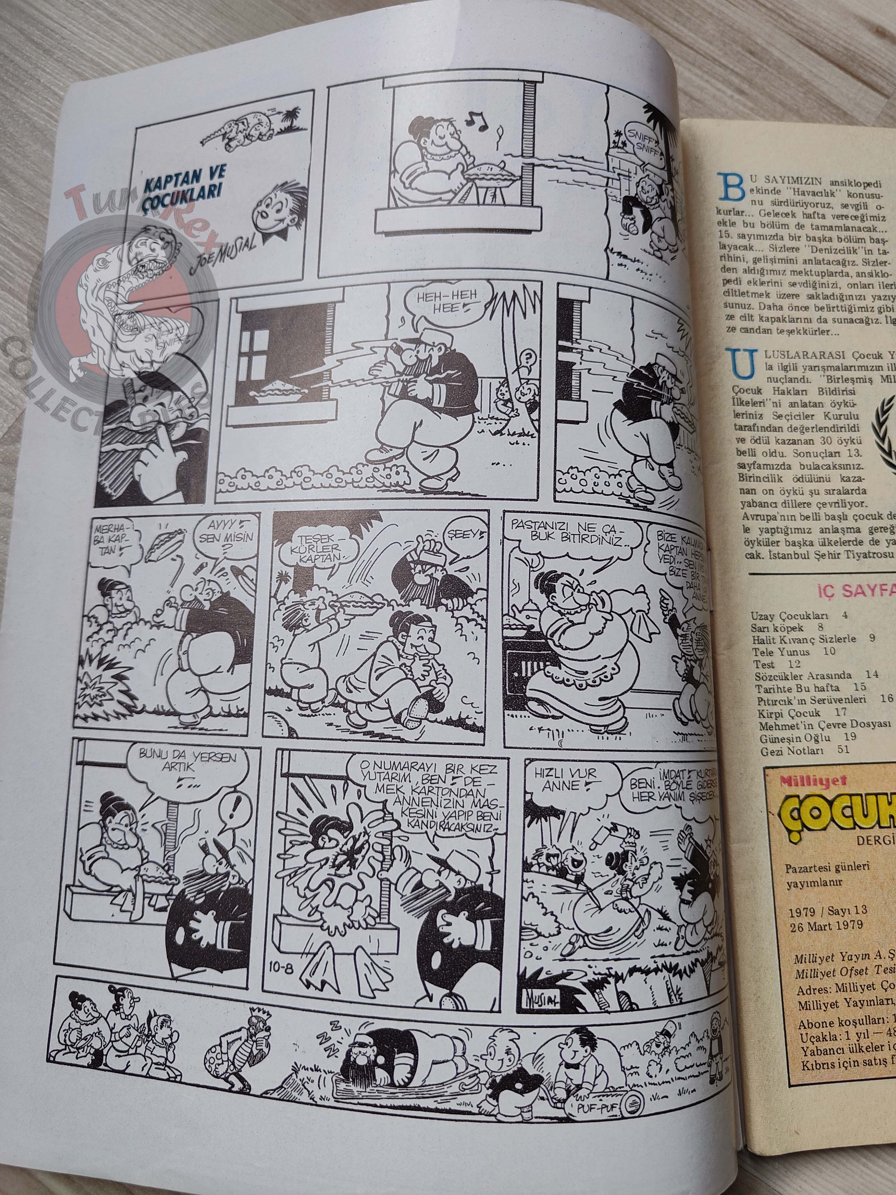 Milliyet Çocuk #13 1979 Turkish Comic Turkey Joyas Literarias Juveniles #83 Emilio Salgari