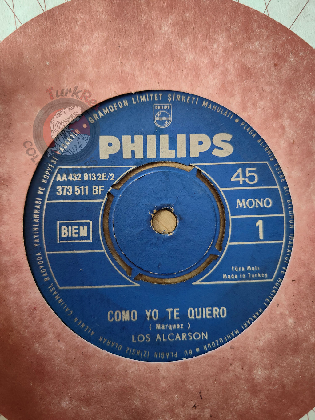 Los Alcarson – Como Yo Te Quiero 7" Turkish Pressing Vinyl Turkey Edition
