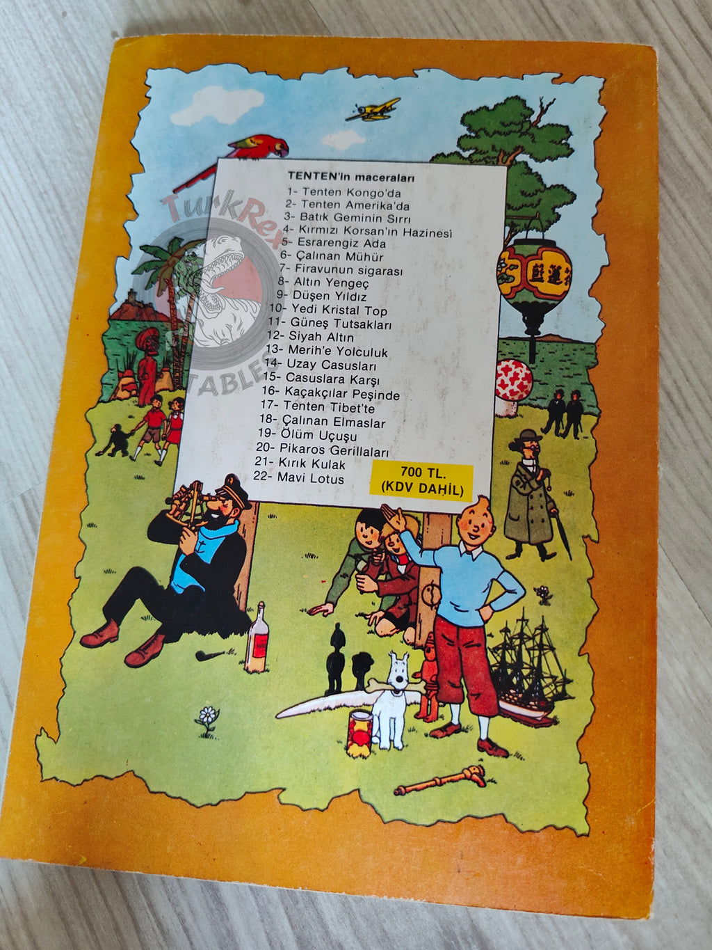 Tintin –  The Broken Ear mid 1980s Turkish Edition Comic Turkey 1