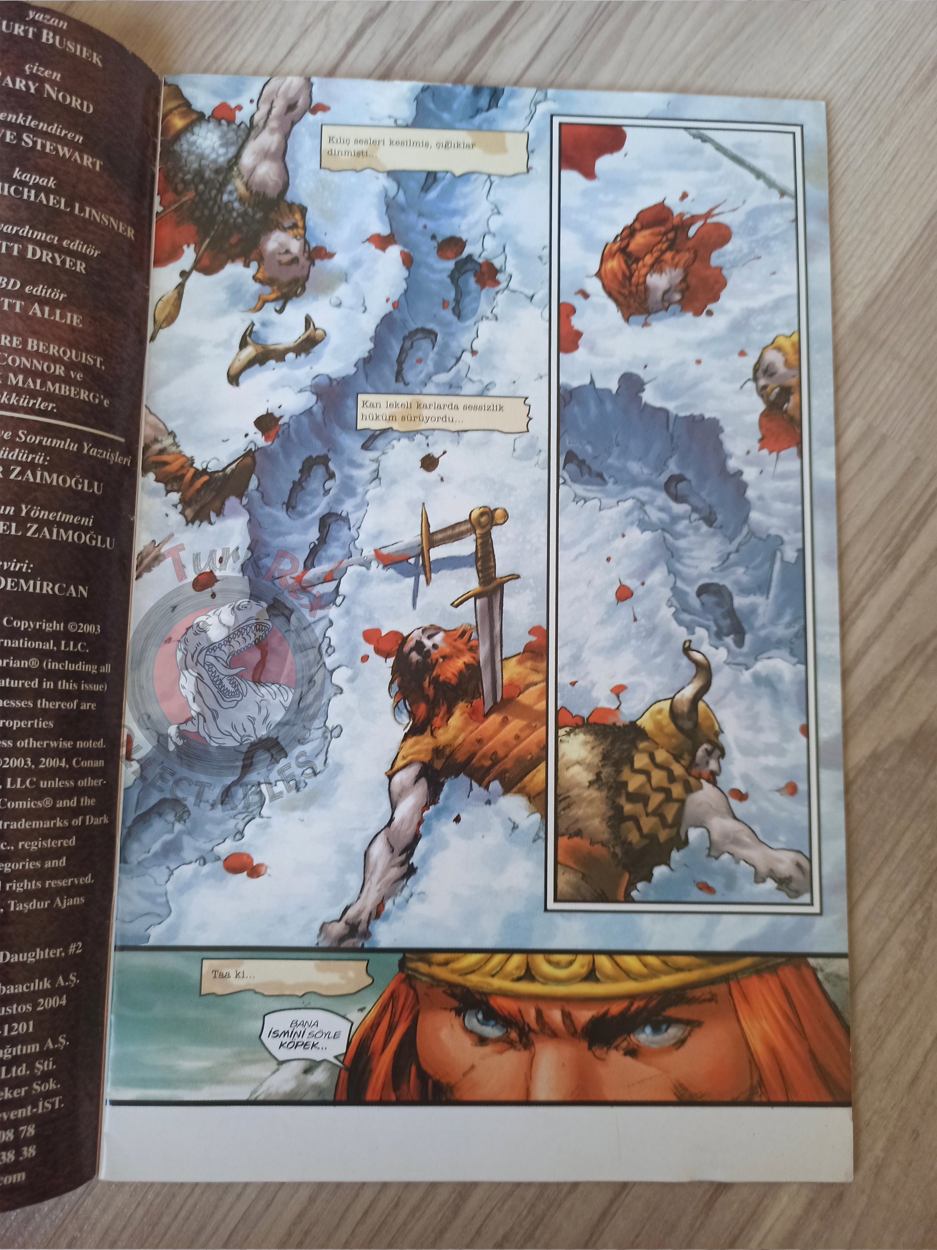 Conan the Legend #2 Turkish Comic Turkey Dark Horse Comics
