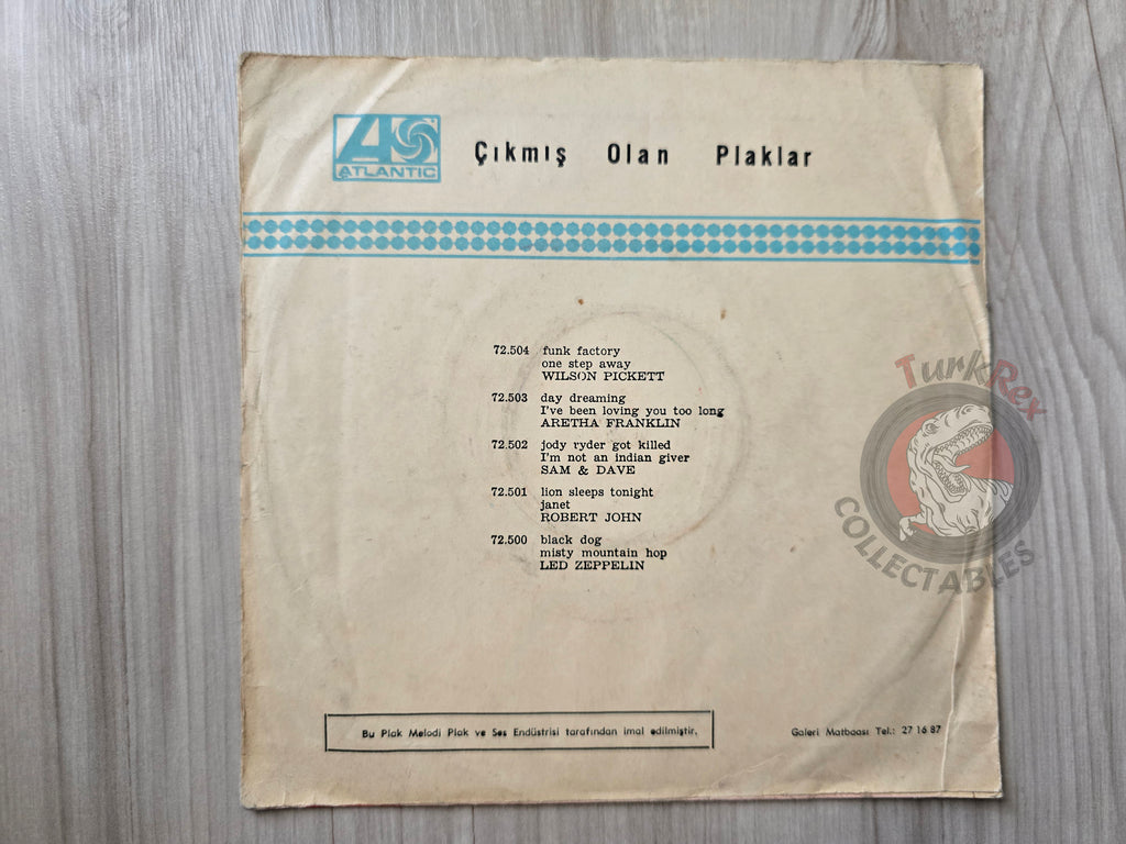 The Rolling Stones – Happy / All Down The Line 7" Turkish Pressing Cover Only Turkey Edition