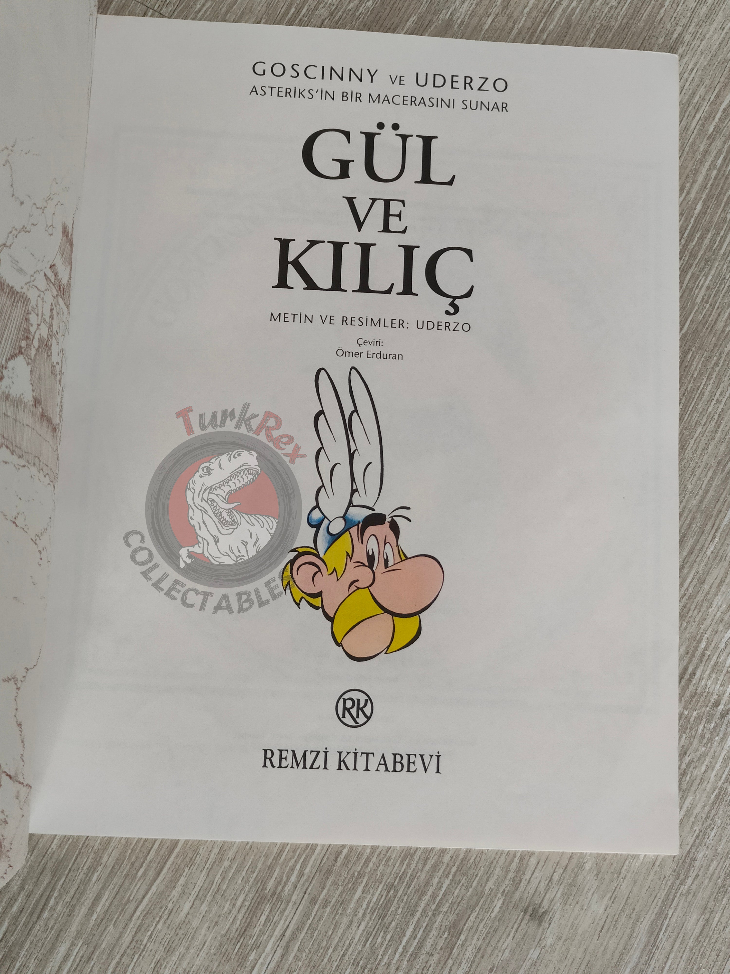 Asterix – Asterix and the Secret Weapon 1997 1st Edition Turkish Edition Comic Turkey