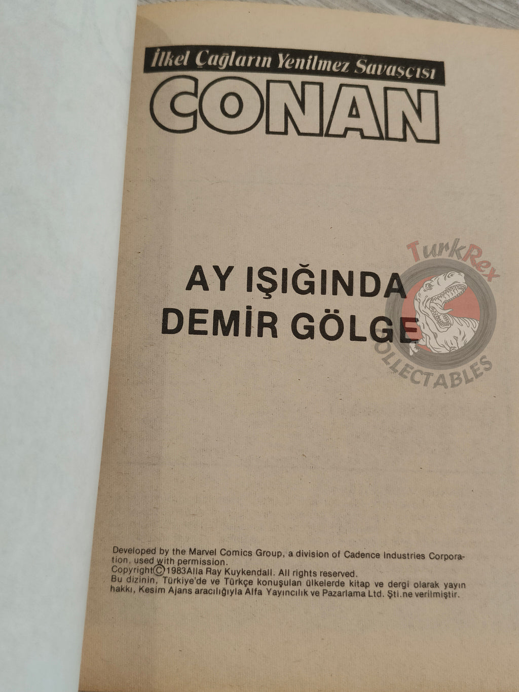 Conan #11 1983 The Savage Sword of Conan Issue #4 Turkish Comic Turkey