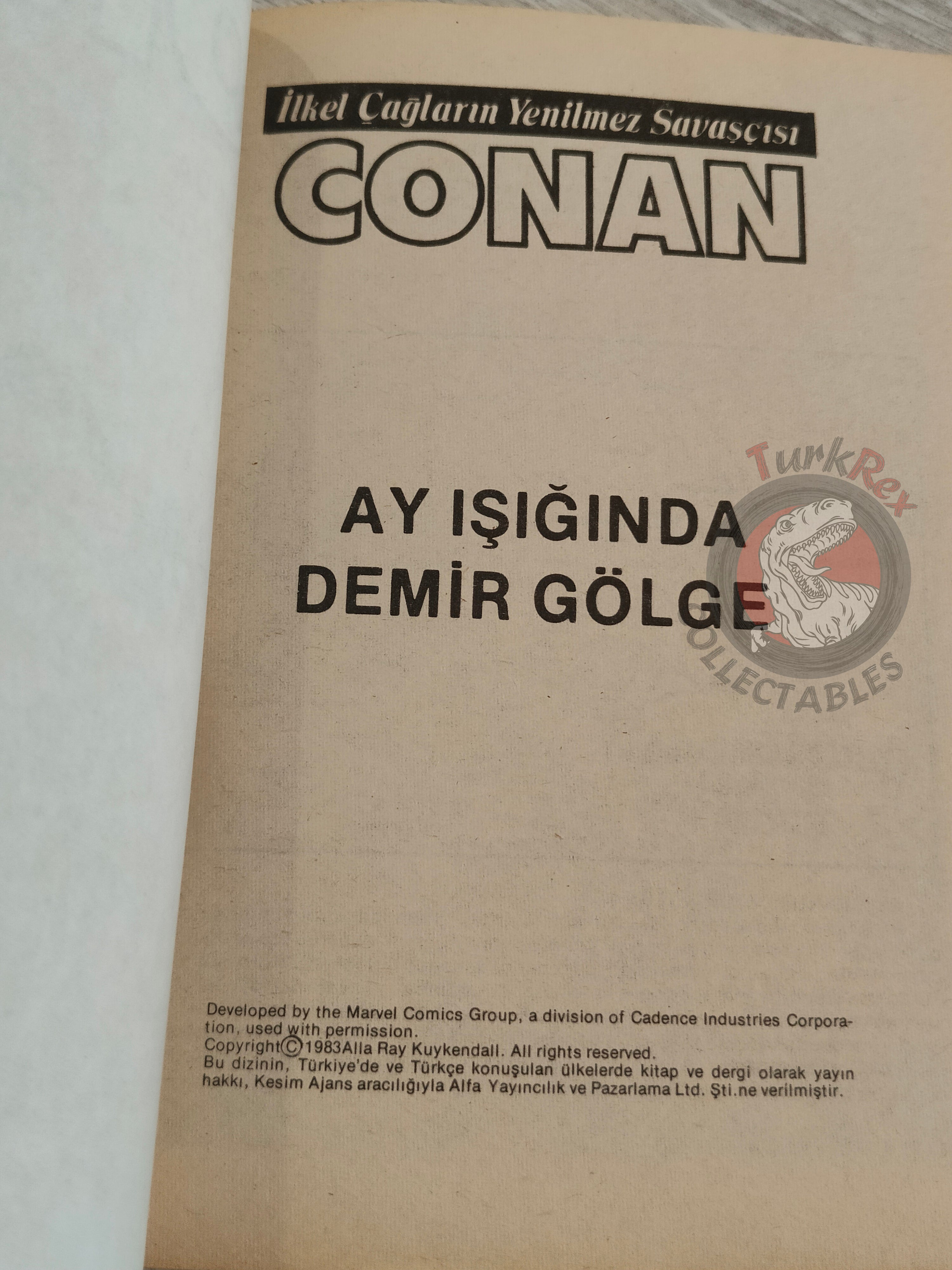 Conan #11 1983 The Savage Sword of Conan Issue #4 Turkish Comic Turkey