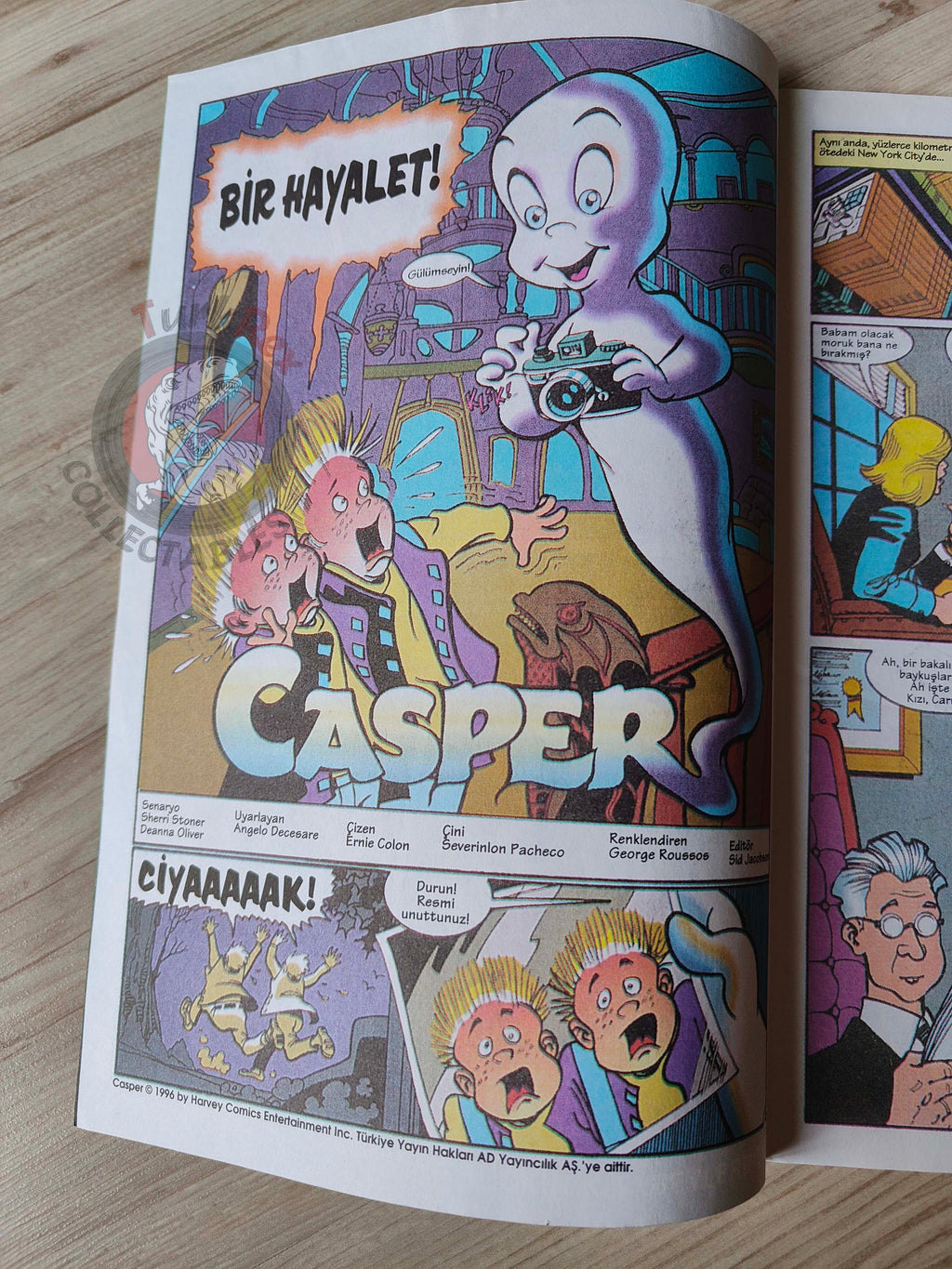 Casper the Friendly Ghost – Issue #1 1996 Turkish Comic Turkey
