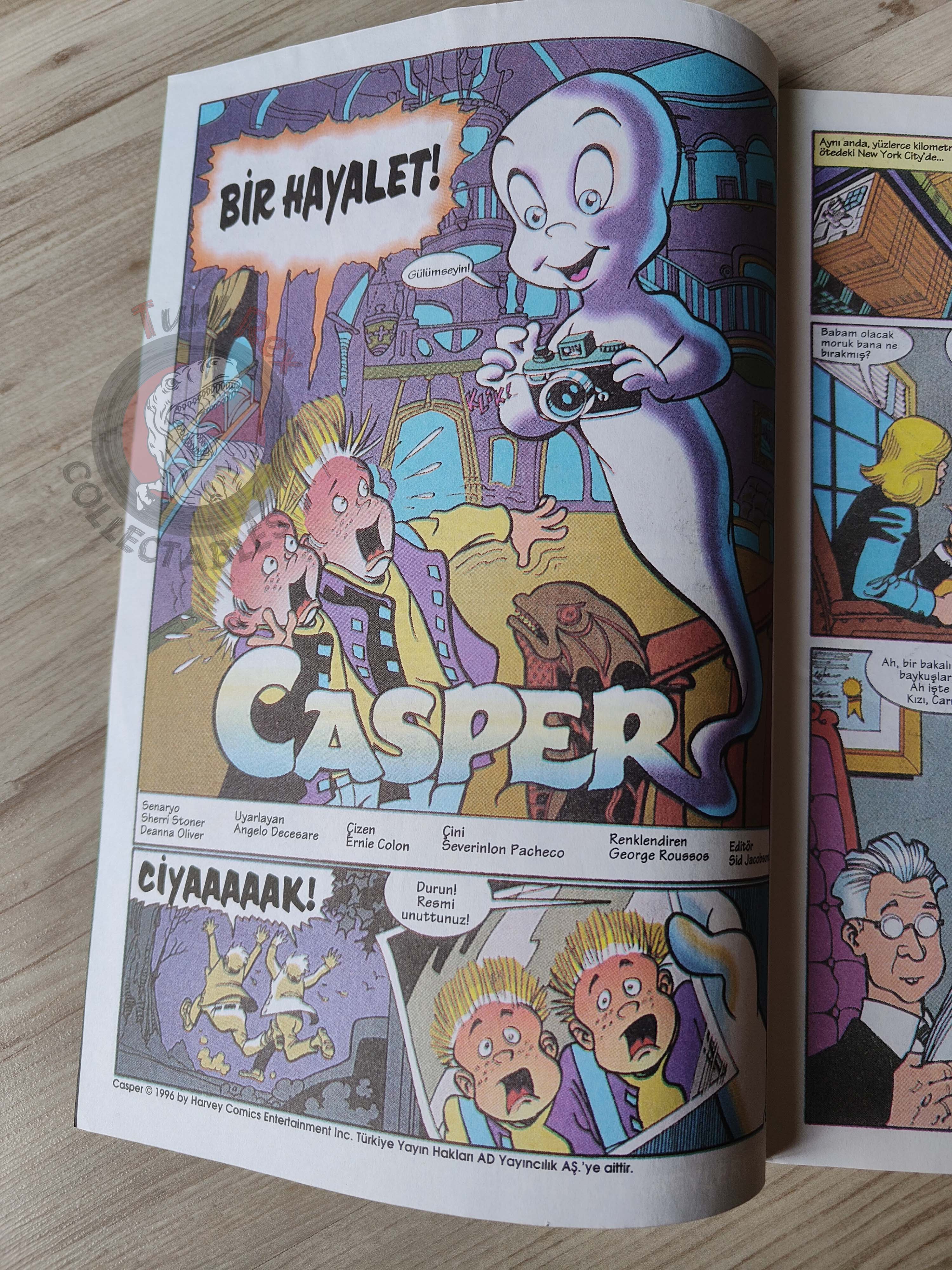 Casper the Friendly Ghost – Issue #1 1996 Turkish Comic Turkey