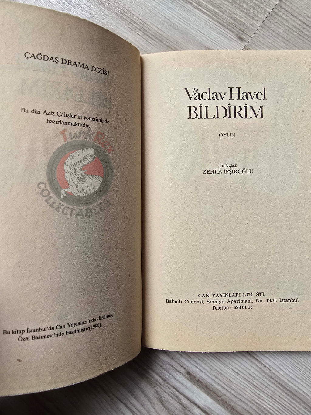 Václav Havel – Vyrozumění 1990 1st Turkish Book Turkey