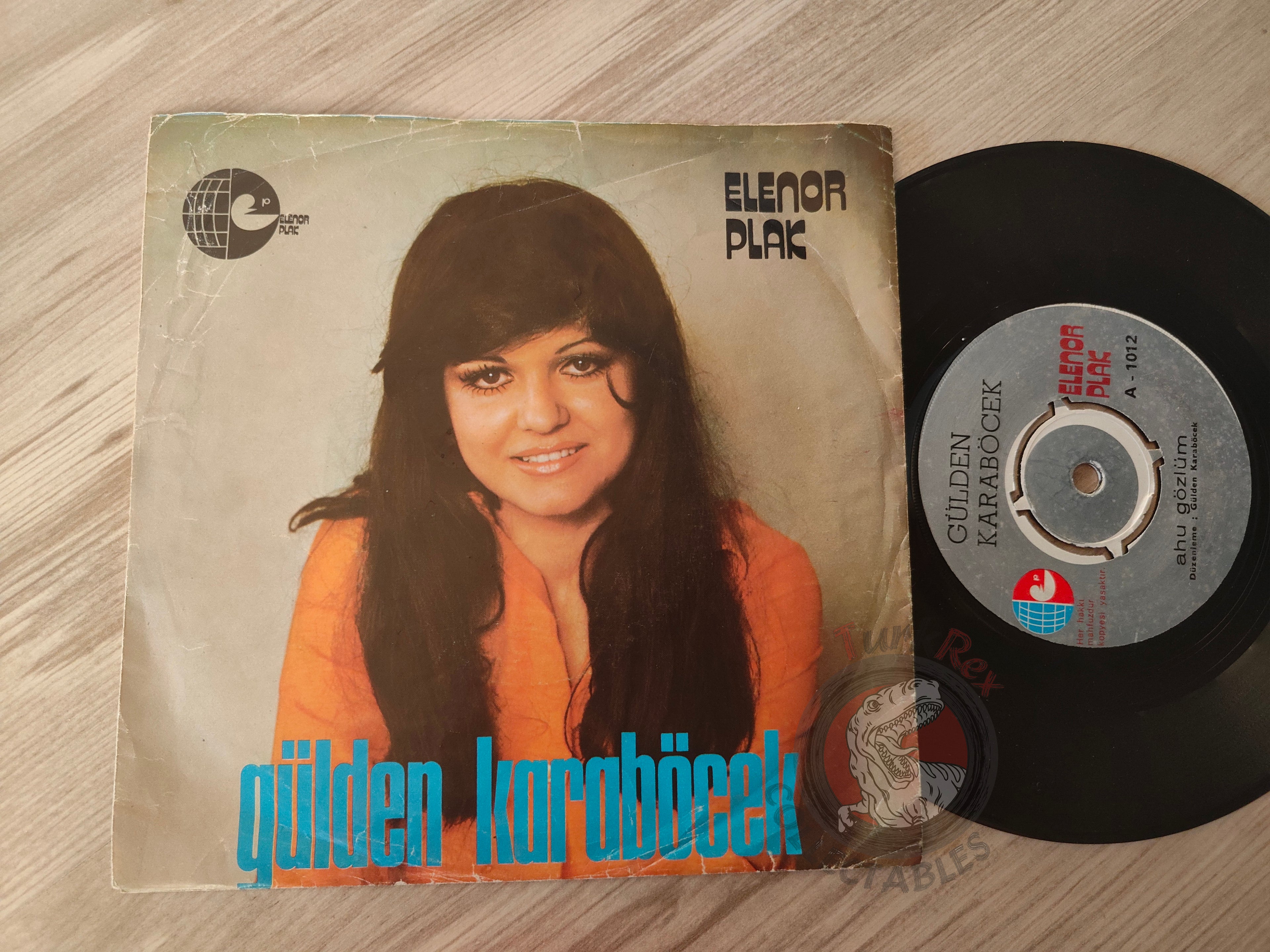 Gülden Karaböcek – Ahu Gözlüm 7" Turkish Pressing Vinyl Turkey Edition