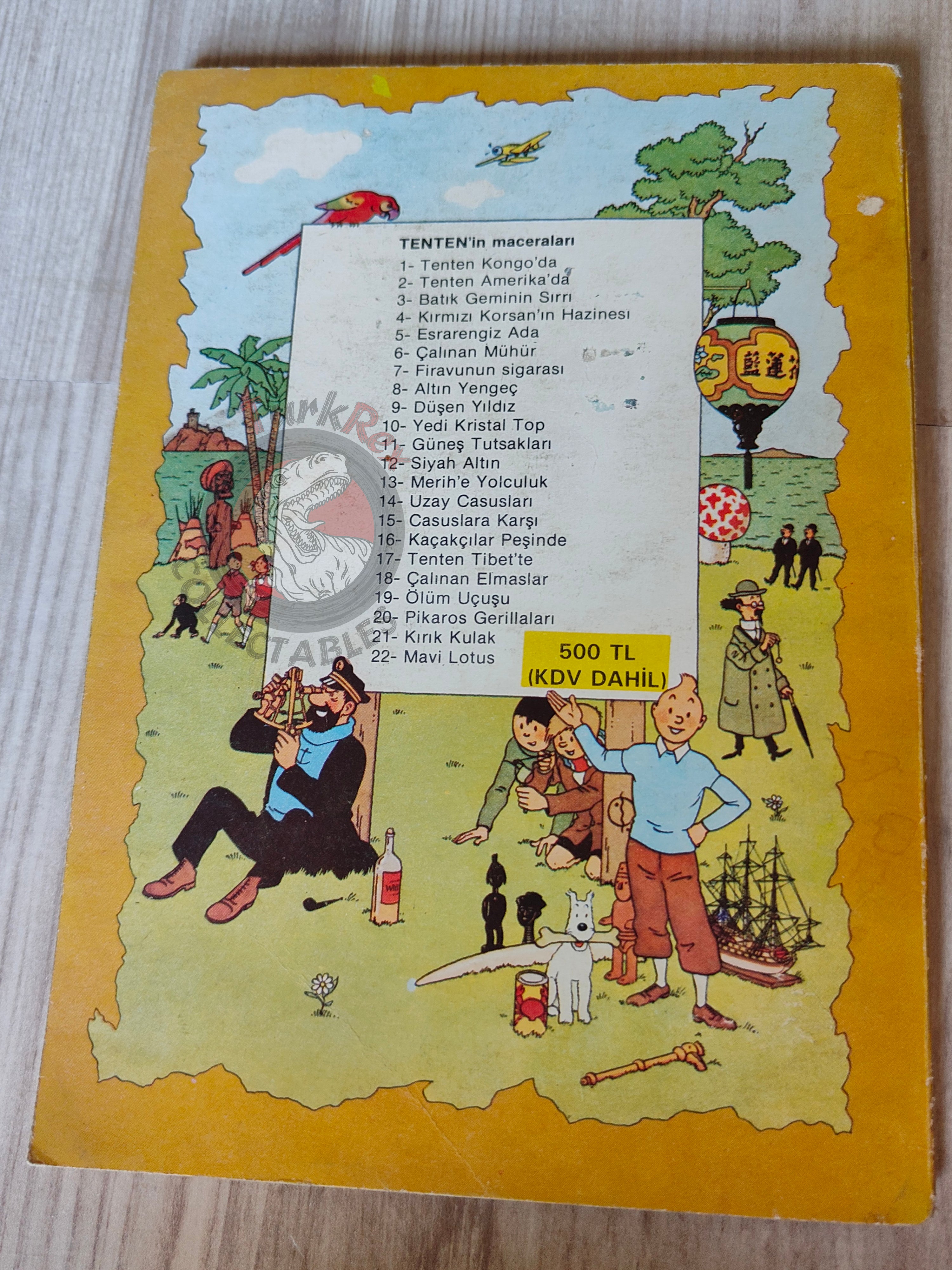 Tintin – The Calculus Affair mid 1980s Turkish Edition Comic Turkey 1