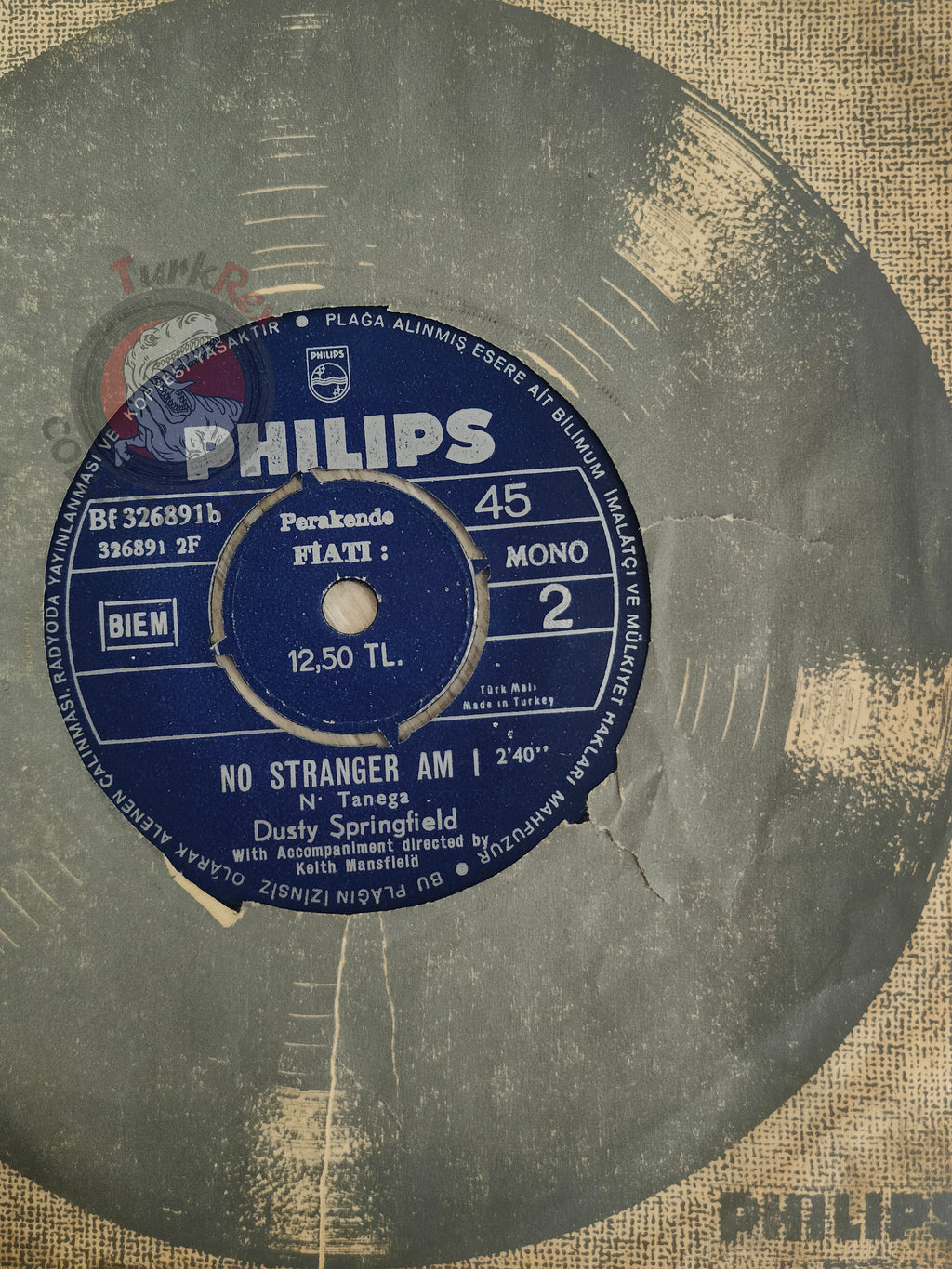 Dusty Springfield – I Close My Eyes And Count To Ten 7" Turkish Pressing Vinyl Turkey Edition