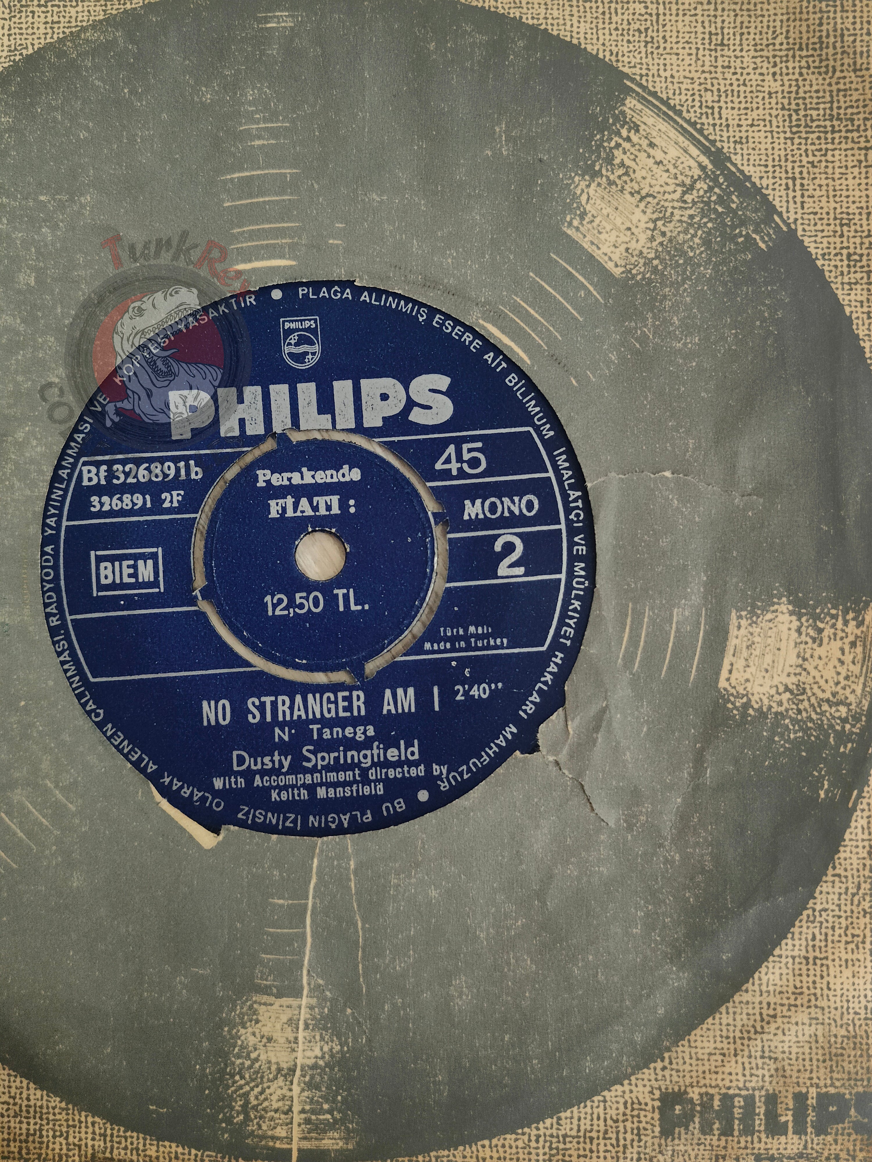 Dusty Springfield – I Close My Eyes And Count To Ten 7" Turkish Pressing Vinyl Turkey Edition