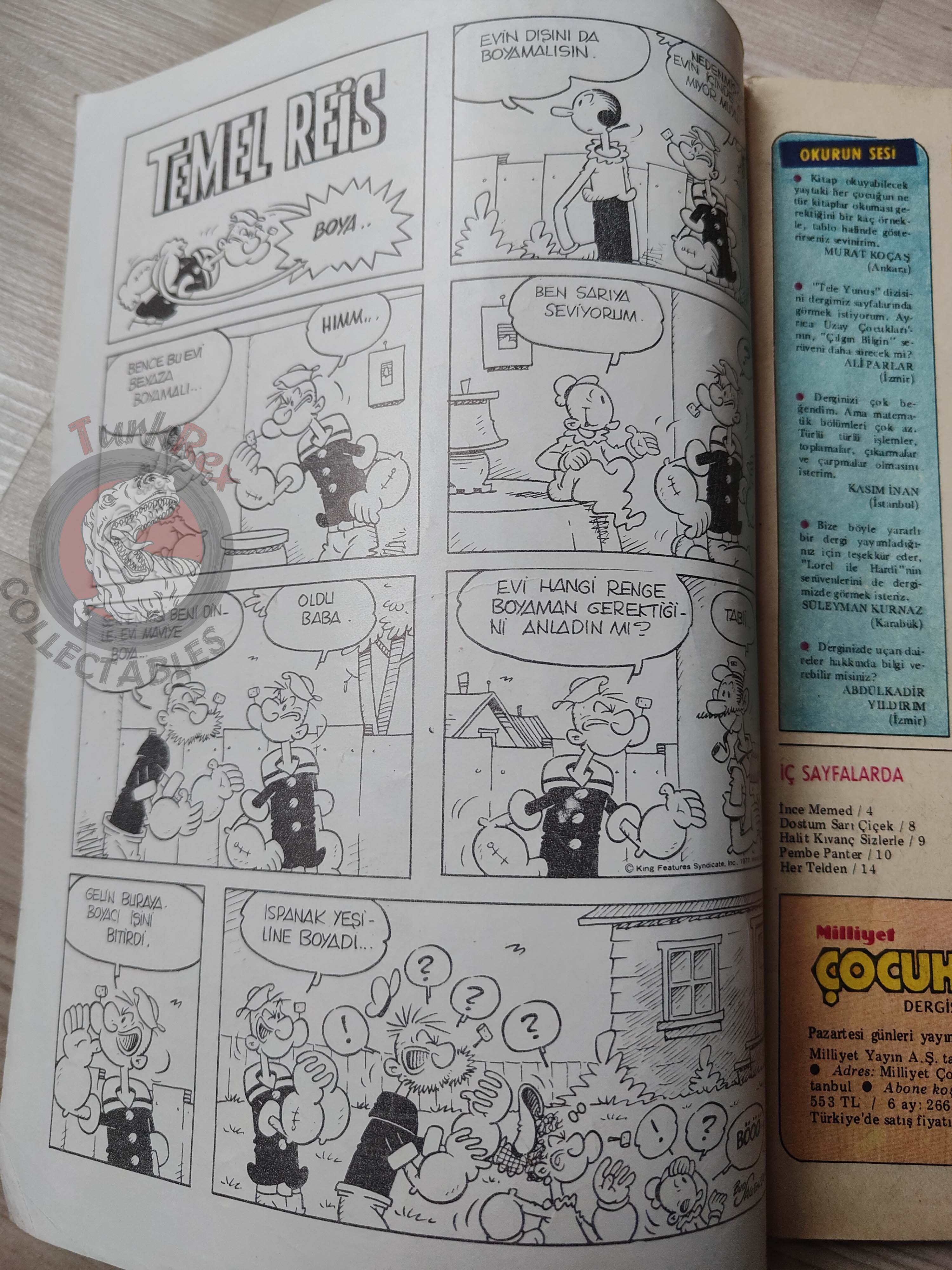 Milliyet Çocuk #37 1979 Turkish Comic Turkey Joyas Literarias Juveniles #111 Edward Bulwer Lytton