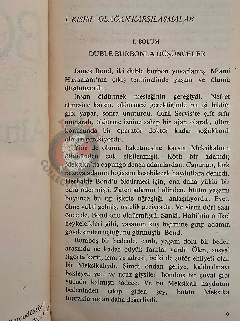 James Bond - Goldfinger 1984 1st Turkish Book Turkey Ian Fleming