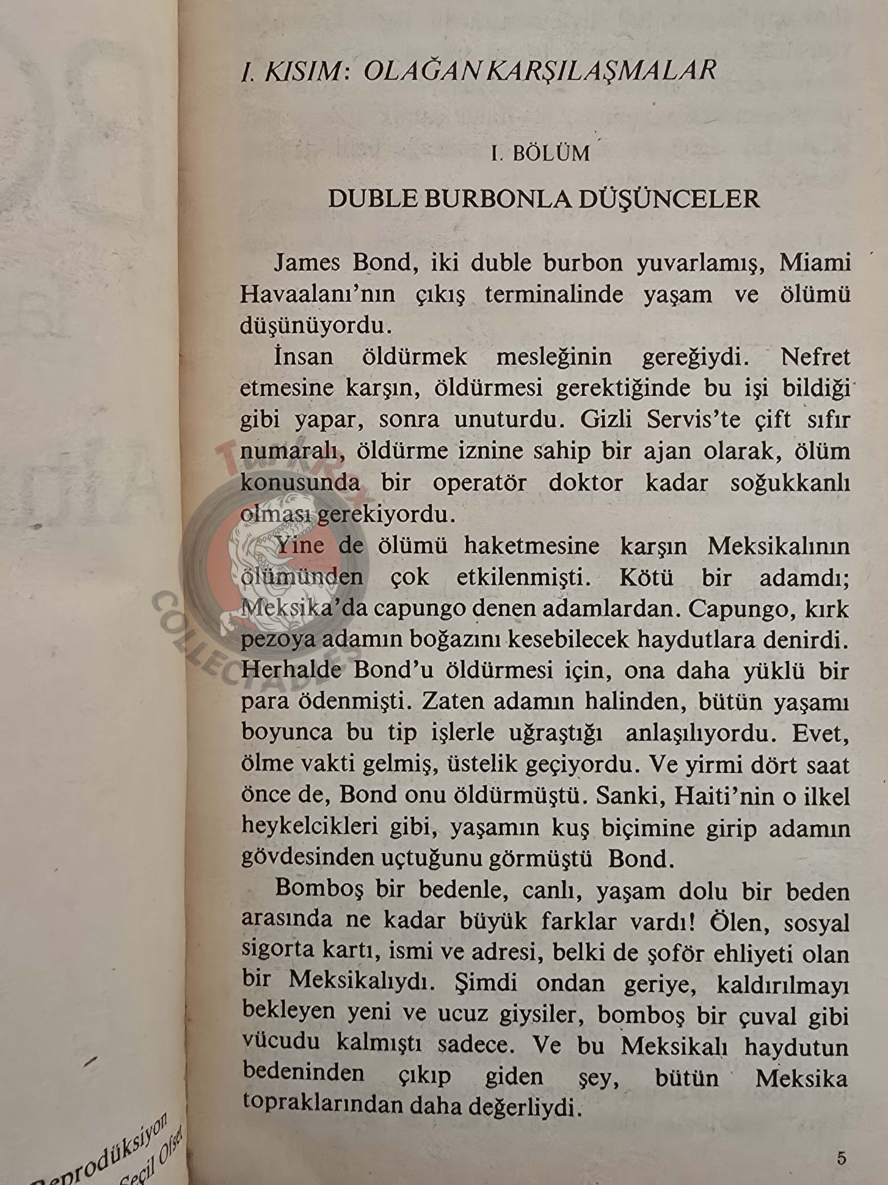 James Bond - Goldfinger 1984 1st Turkish Book Turkey Ian Fleming