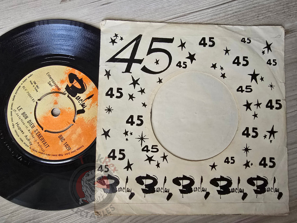 Hugues Aufray – Céline / Le Bon Dieu S'Énervait 7" Turkish Pressing Vinyl Turkey Edition
