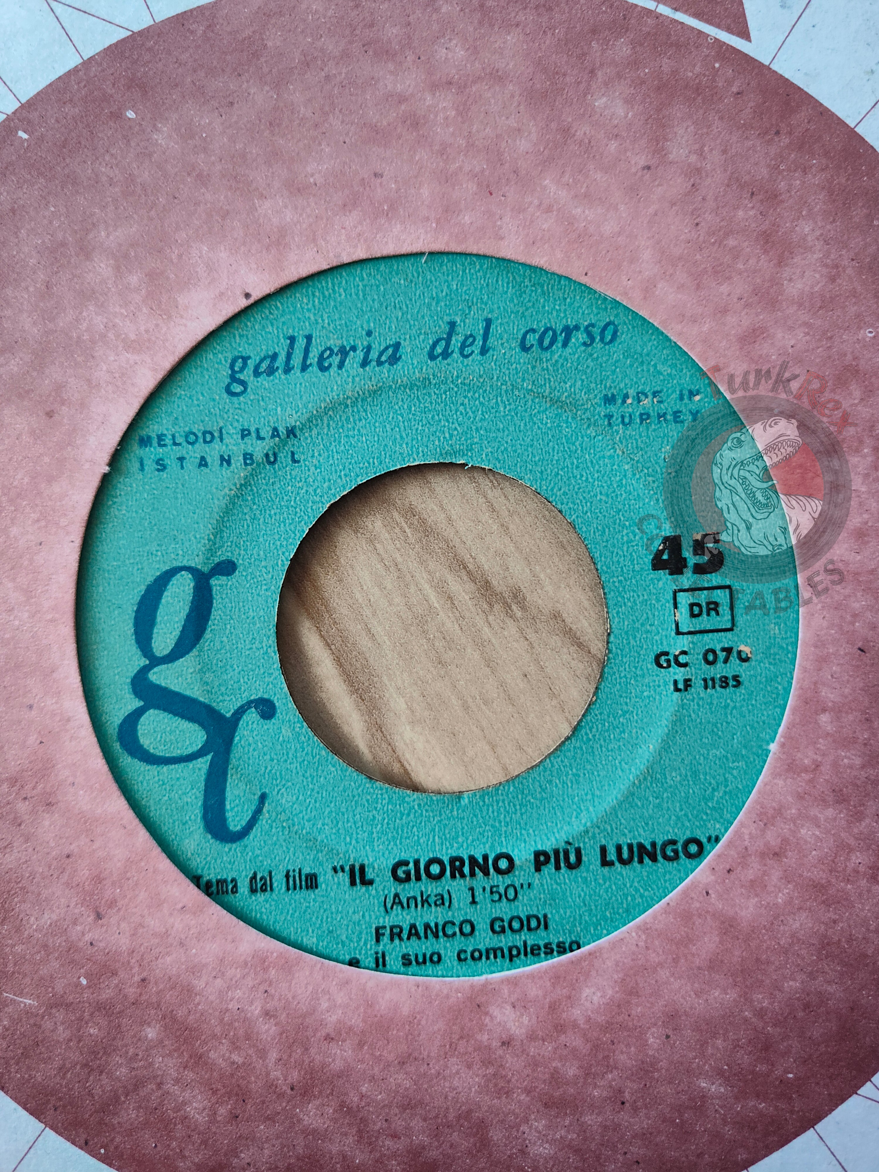 Franco Godi E Il Suo Complesso – Tema Dal Film "Il Giorno Più Lungo" 7" Turkish Pressing Vinyl Turkey Edition