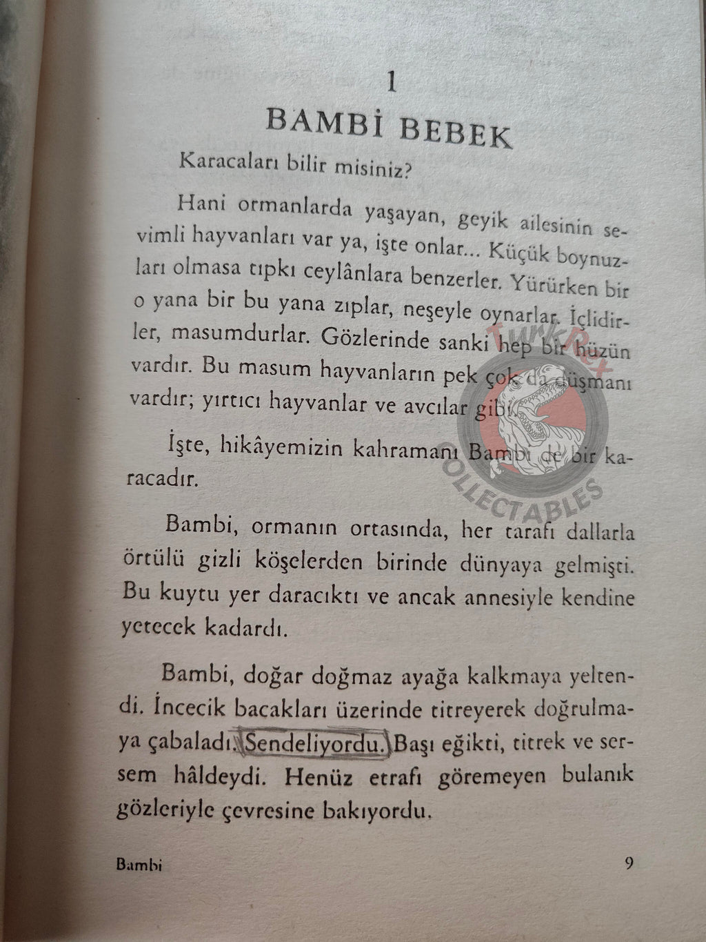 Felix Salten – Bambi 2004 Turkish Book Turkey Illustrated 1