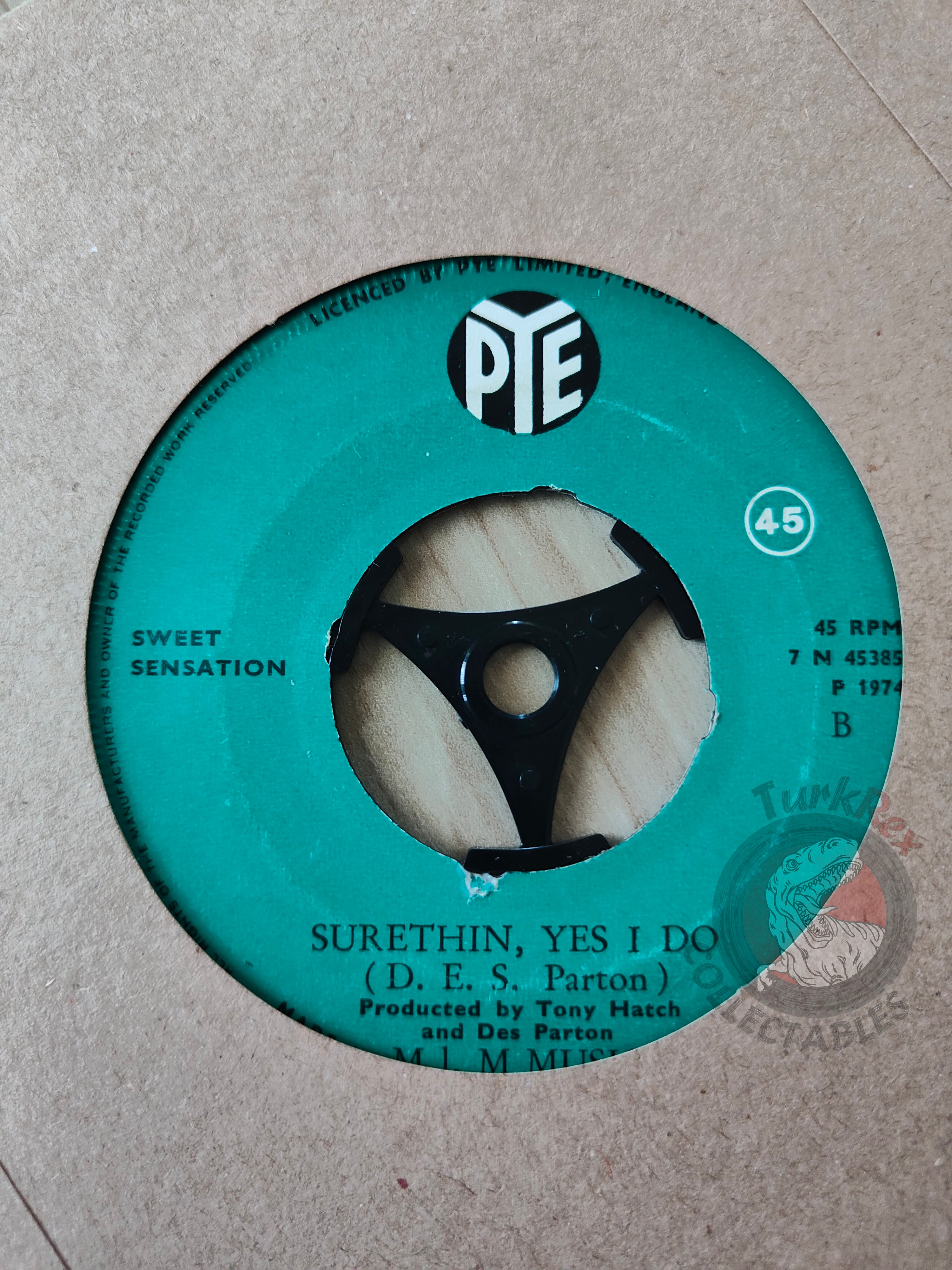 Sweet Sensation – Sad Sweet Dreamer 7" Turkish Pressing Vinyl Turkey Edition