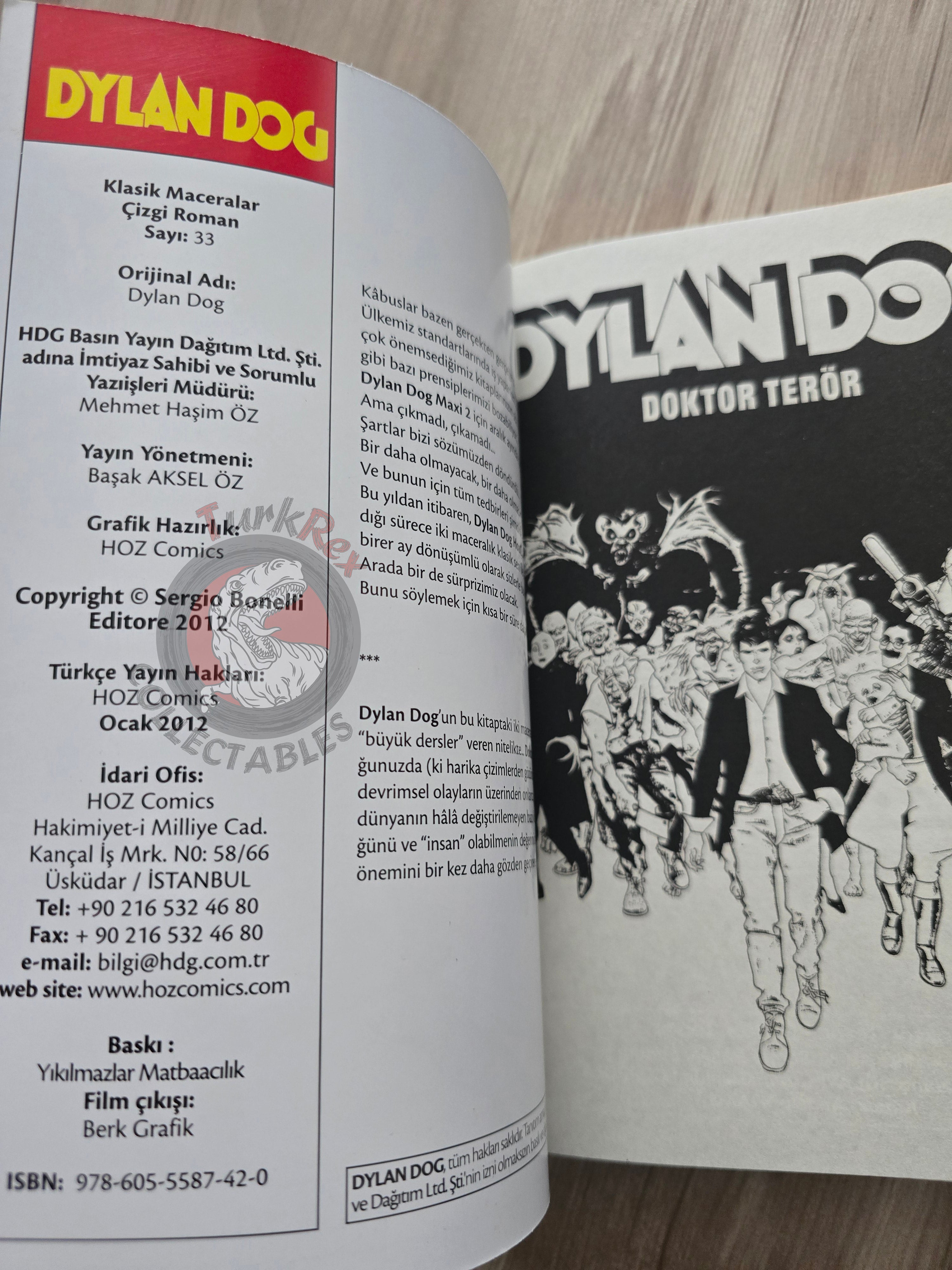 Dylan Dog #33 2012 Turkish Comic Turkey Doktor Terror #83 #84