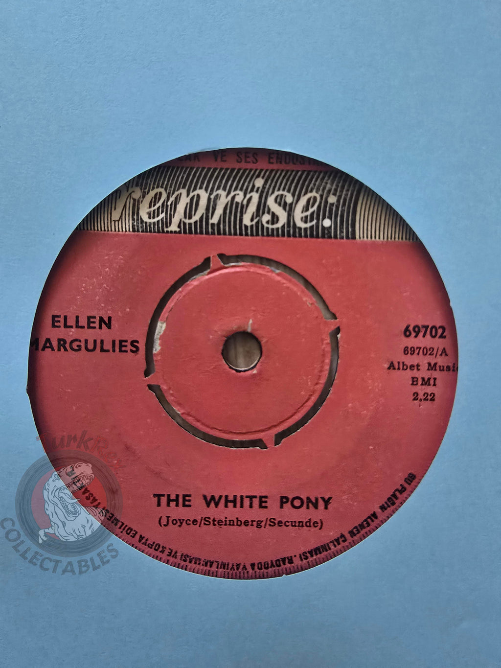 Ellen Margulies – The White Pony 7" Turkish Pressing Vinyl Turkey Edition
