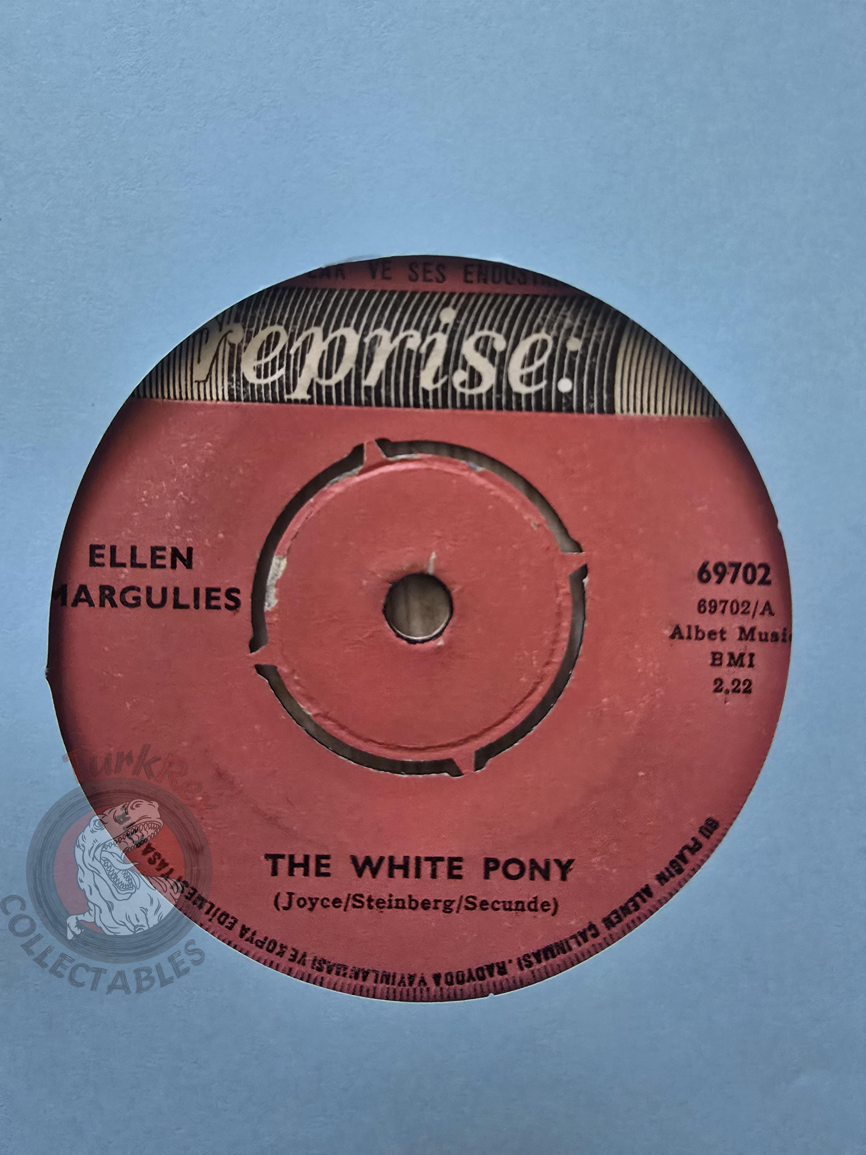 Ellen Margulies – The White Pony 7" Turkish Pressing Vinyl Turkey Edition