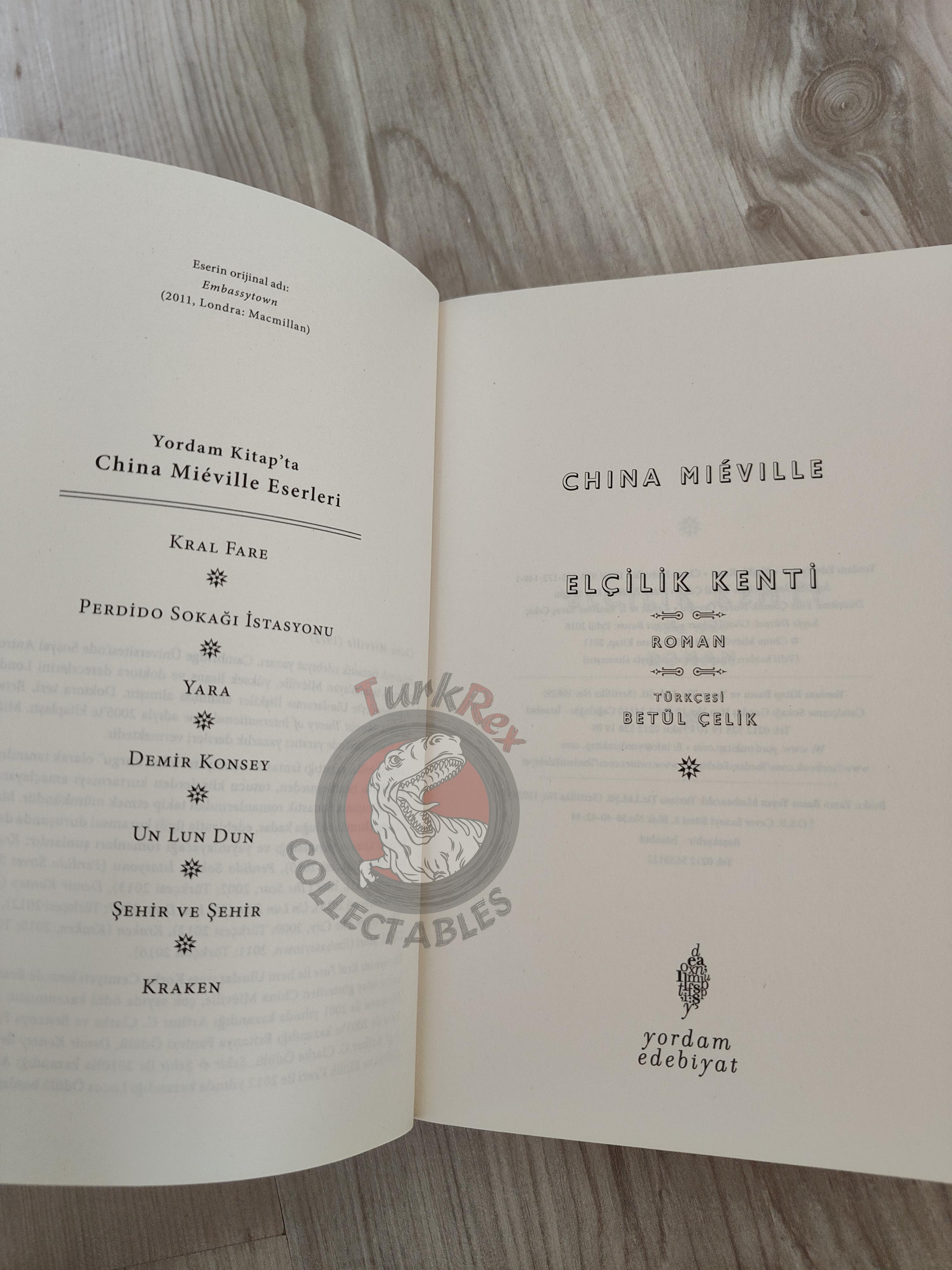 China Miéville – Embassytown 2016 Turkish Book Turkey