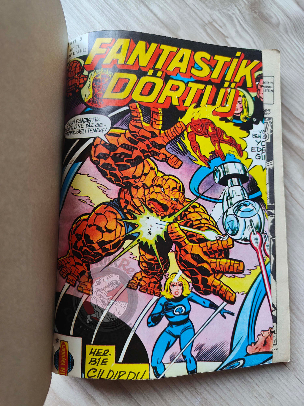 Fantastic Four Volume #5 1989 Turkish Comic Turkey #217 - #224