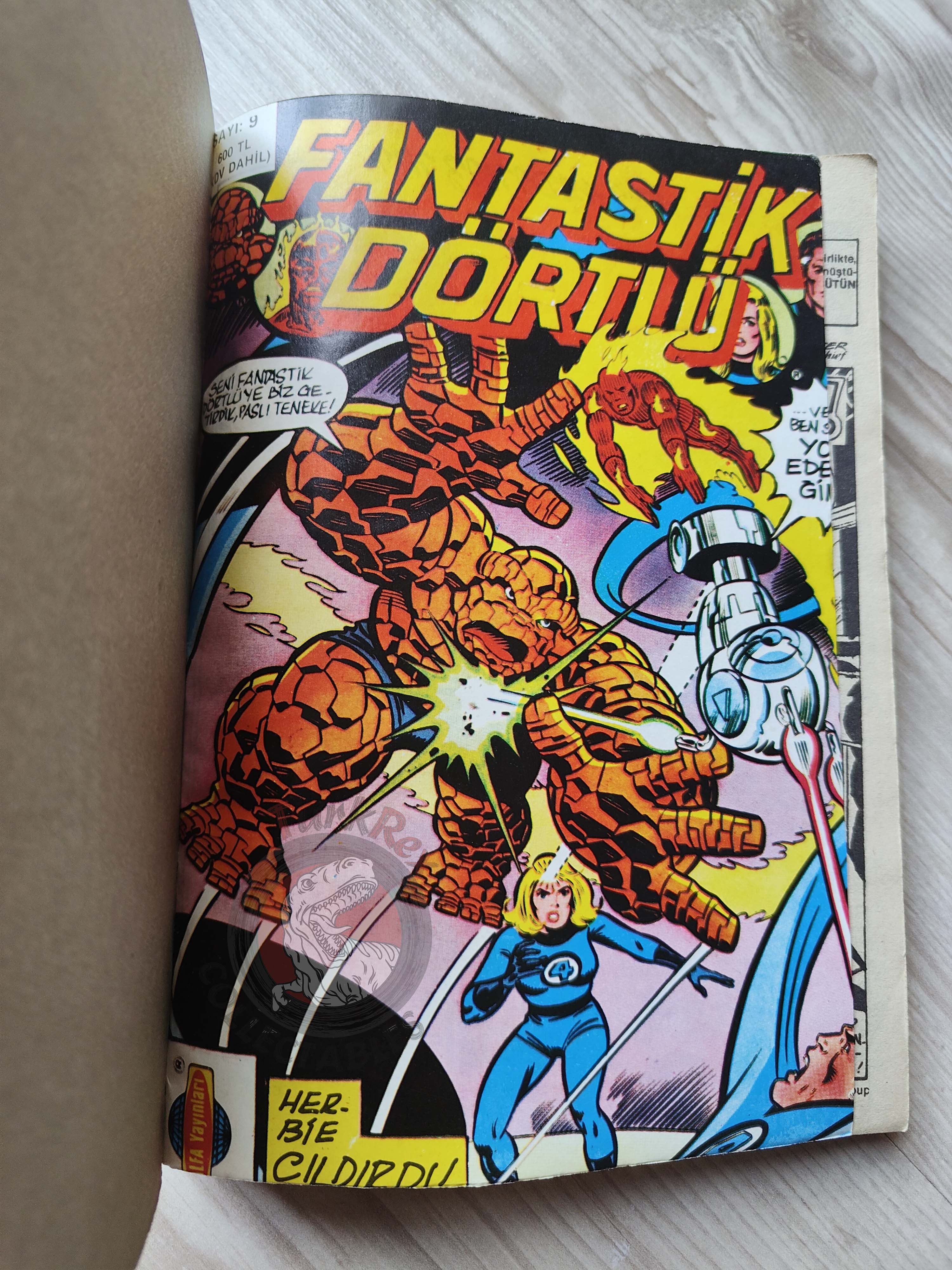 Fantastic Four Volume #5 1989 Turkish Comic Turkey #217 - #224