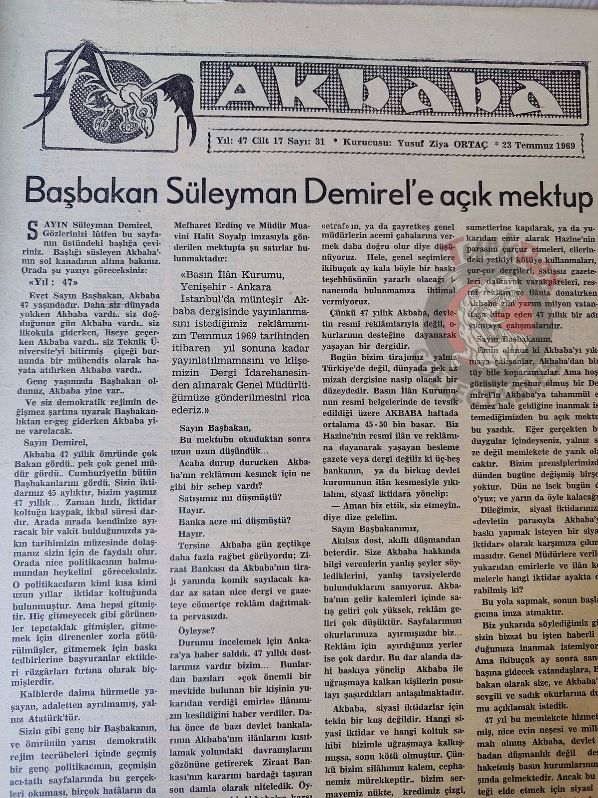 Akbaba 1969 Apollo 11 Moon Turkish Magazine Turkey The Moon Special Issue Space