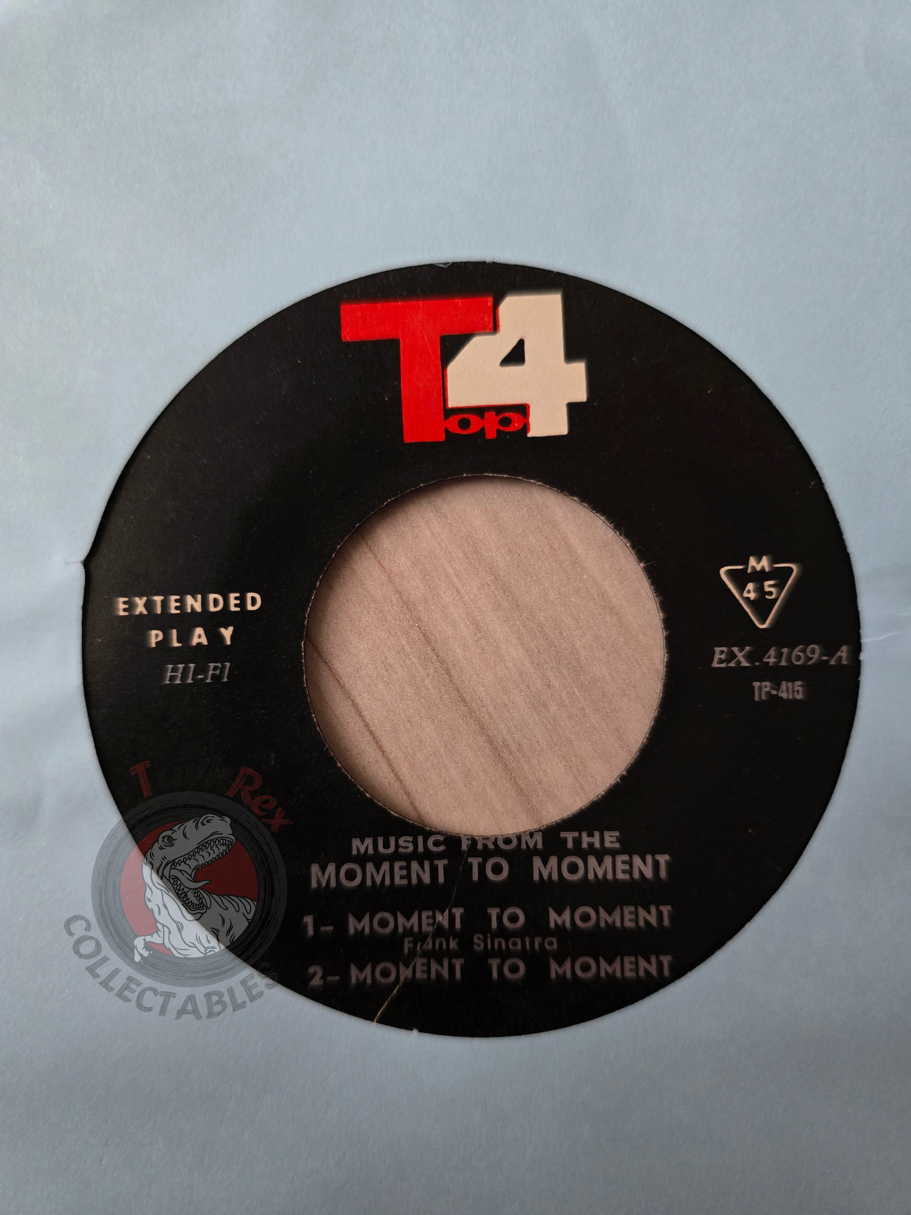 Frank Sinatra - Moment To Moment / Nevada Smith 7" Iran Pressing Vinyl Iranian Edition