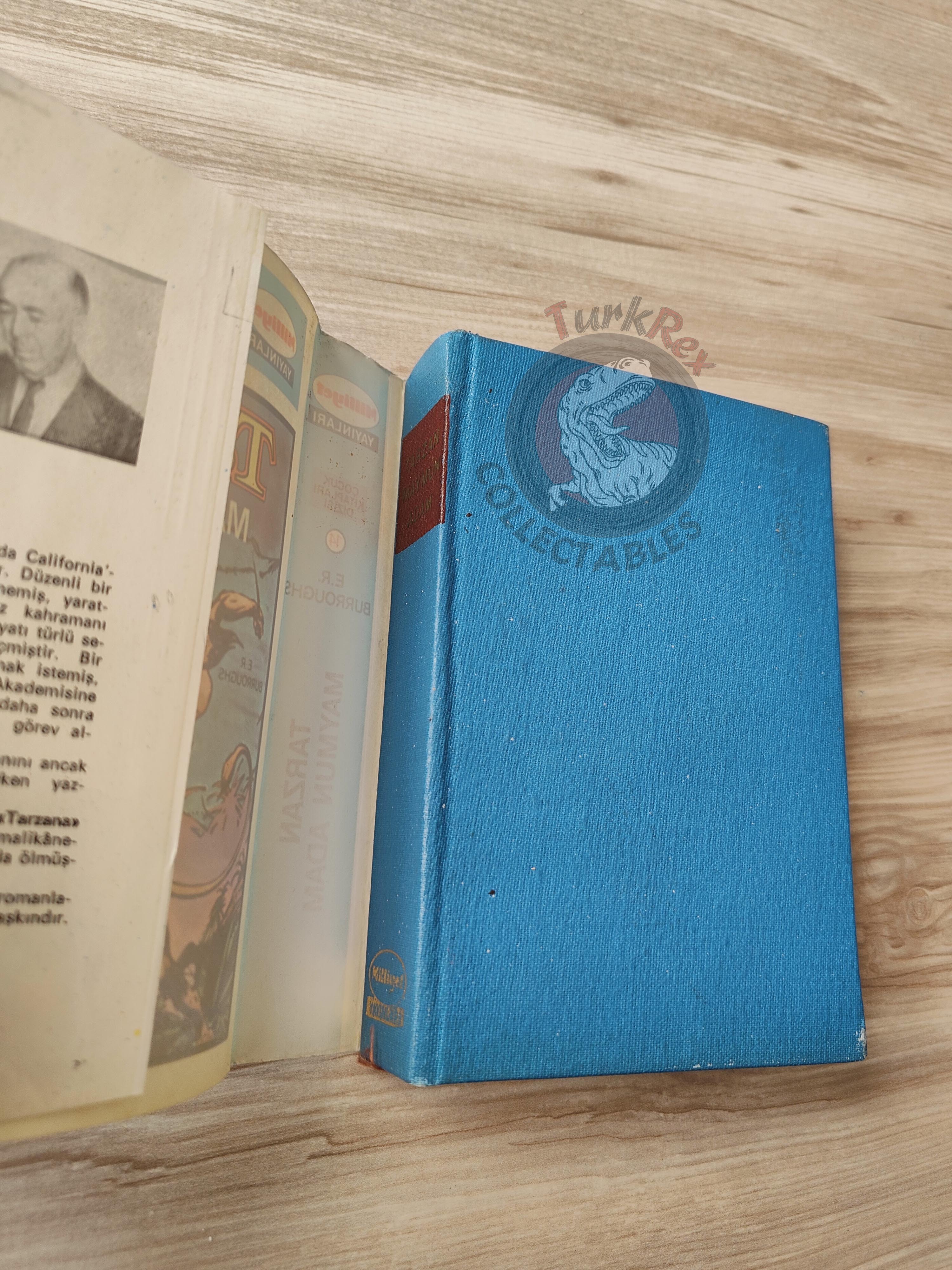 Edgar Rice Burroughs – Tarzan 1971 HC/DJ Turkish Book Turkey Illustrated Johnny Weissmuller