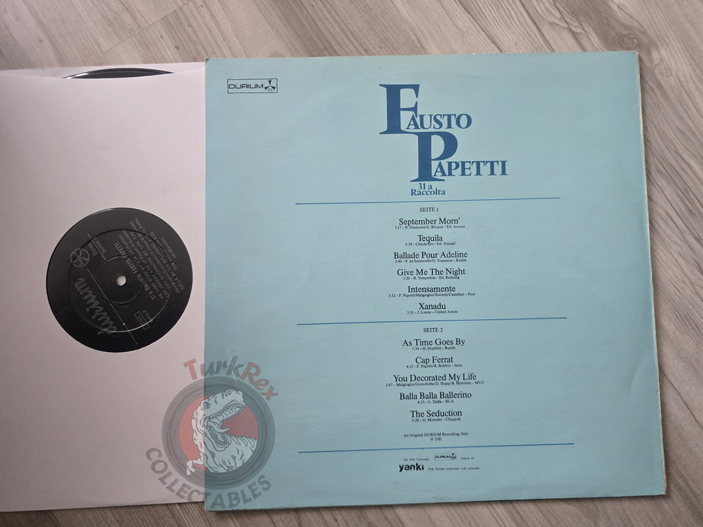 Fausto Papetti – 31a Raccolta Turkish Pressing Vinyl Turkey Edition