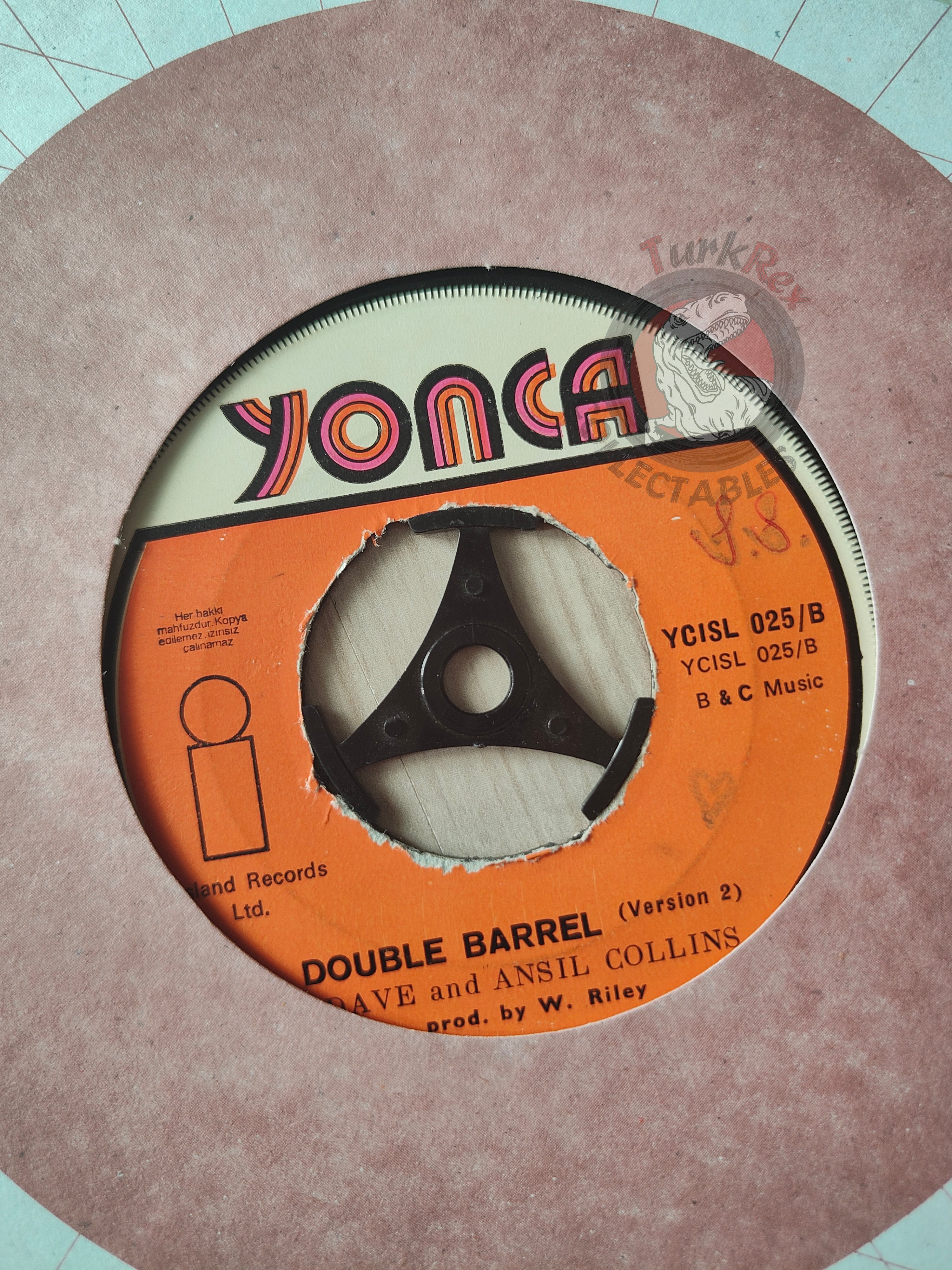 Dave And Ansil Collins – Double Barrel 7" Turkish Pressing Vinyl Turkey Edition