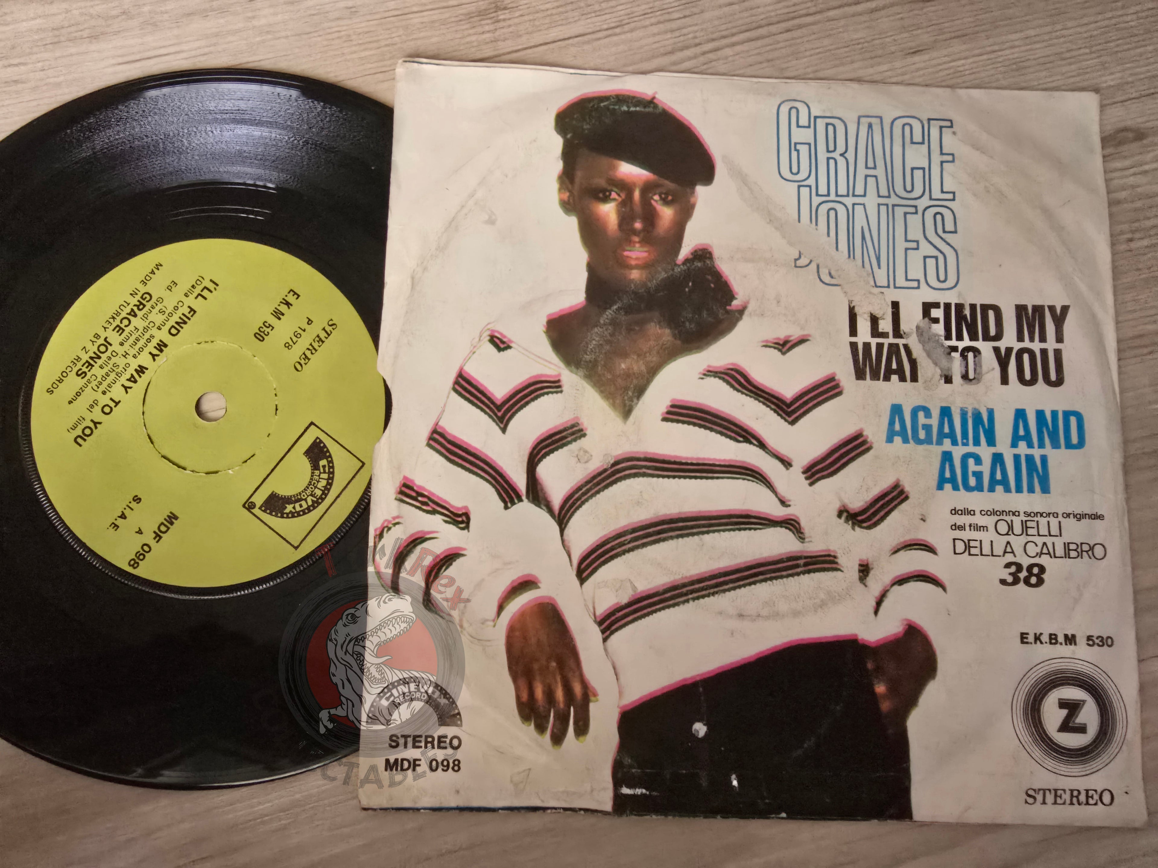 Grace Jones – I'll Find My Way To You 7" Turkish Pressing Vinyl Turkey Edition