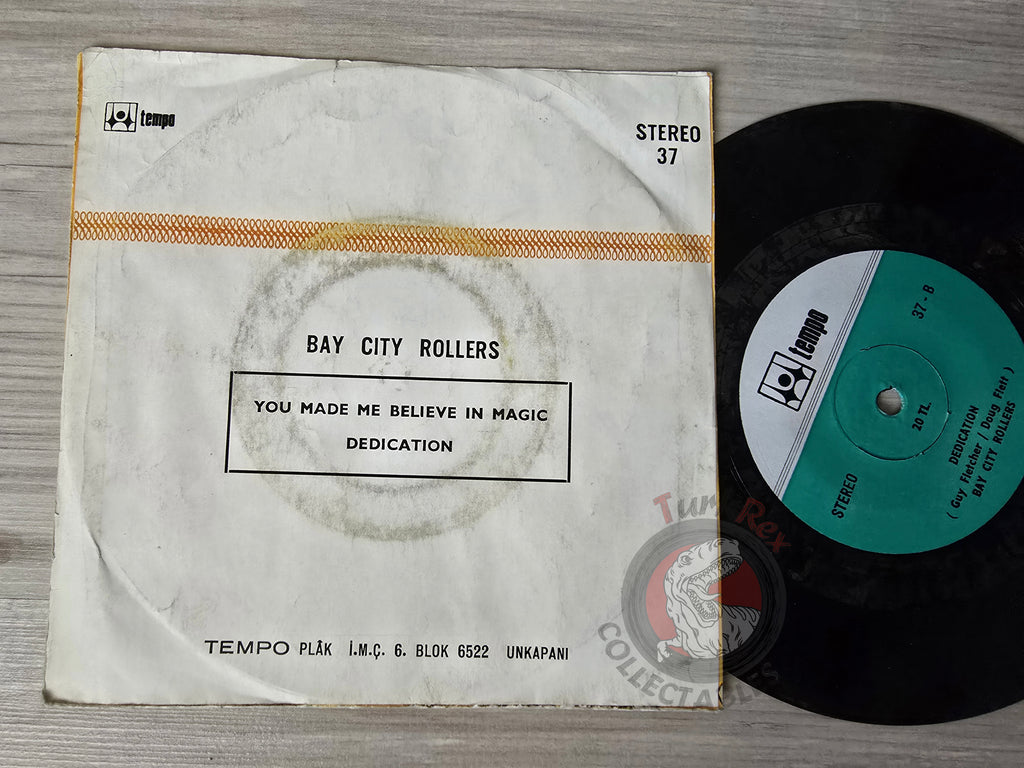 Bay City Rollers – You Made Me Believe In Magic 7" Turkish Pressing Vinyl Turkey Edition