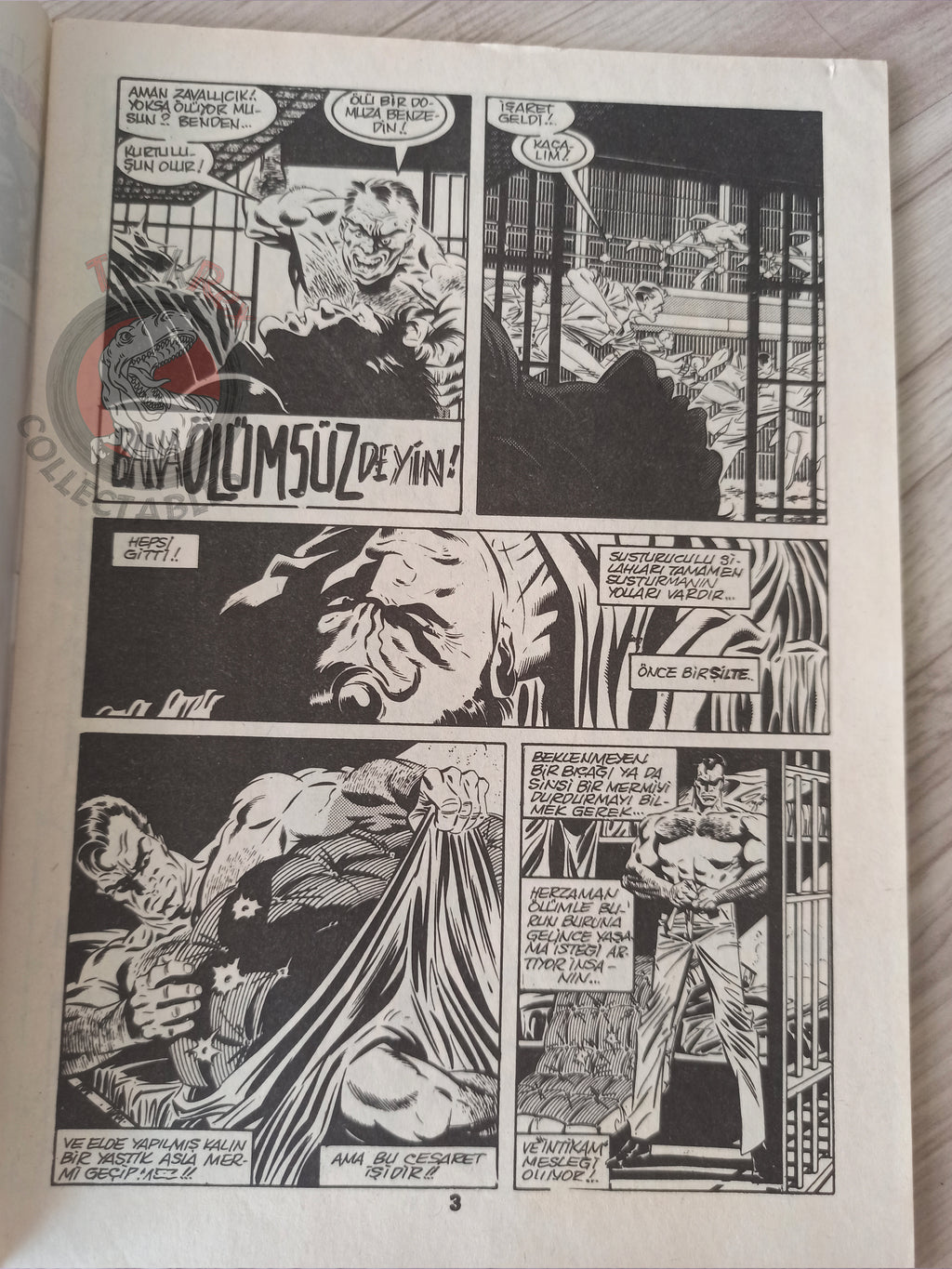 The Punisher #8 1992 Turkish Comic Turkey #1 1986 series Magazine #2