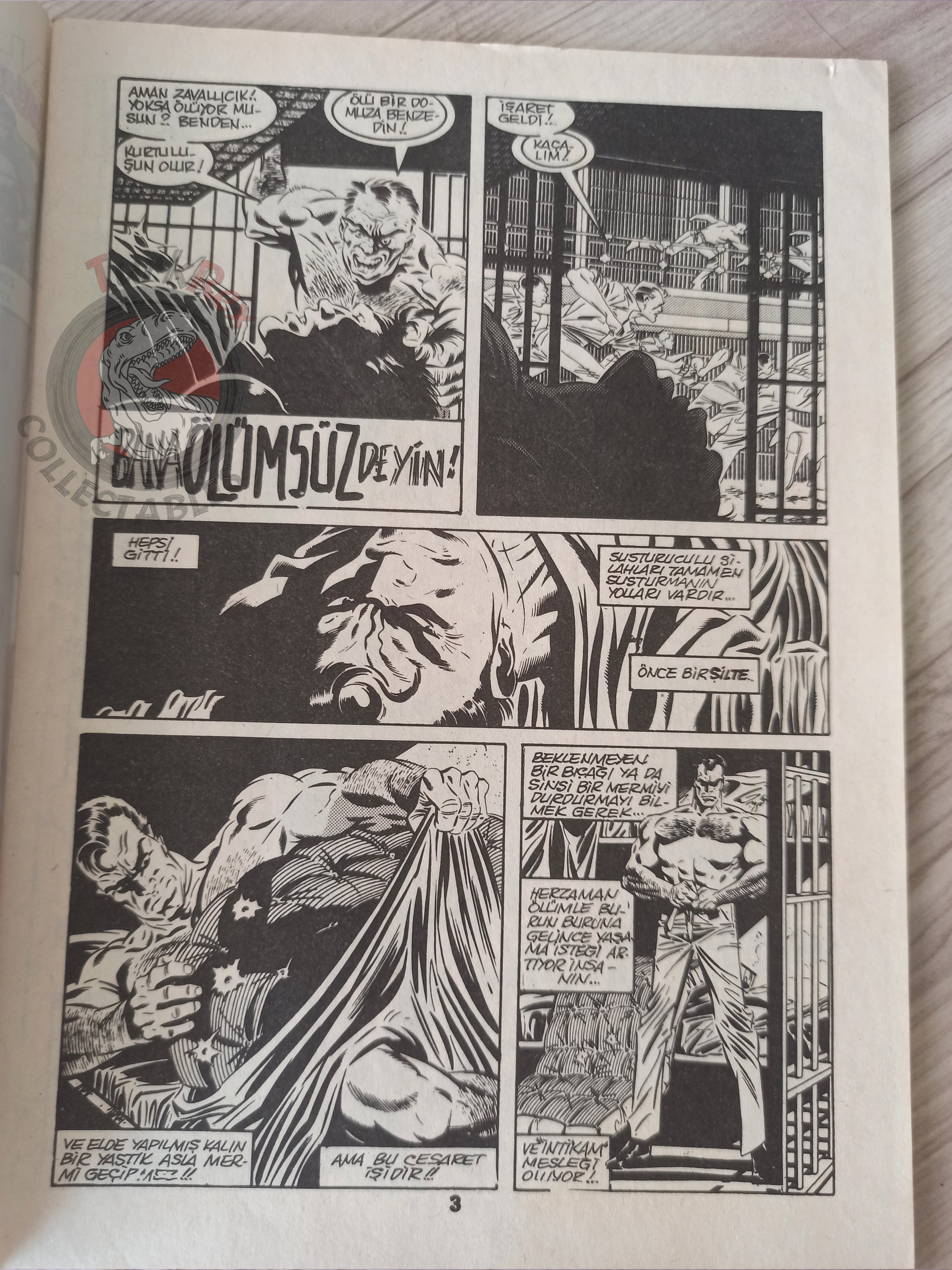 The Punisher #8 1992 Turkish Comic Turkey #1 1986 series Magazine #2