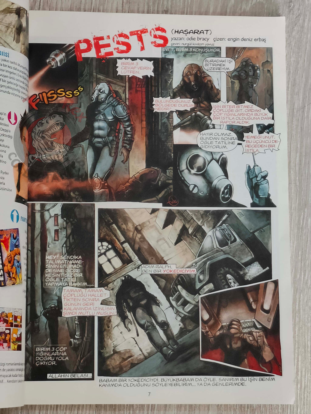 Rodeo Strip 2005 Dylan Dog Turkish Comic Mag Odie Bracy Carlo Ambrosini David Cronenberg