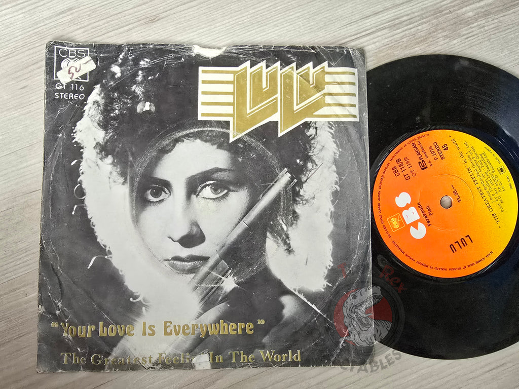 Lulu – Your Love Is Everywhere 7" Turkish Pressing Vinyl Turkey Edition