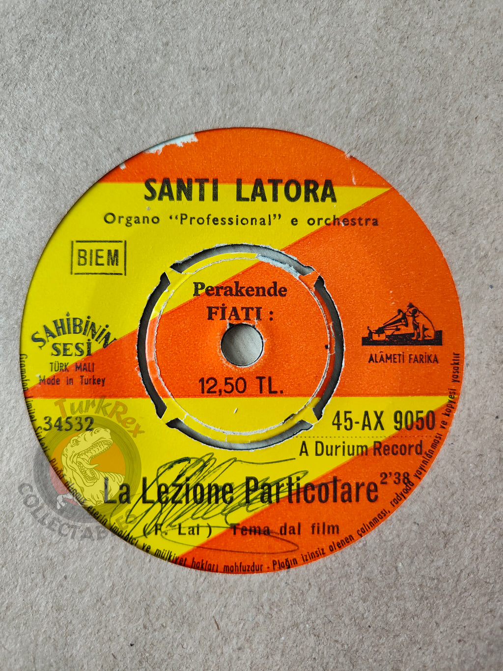 Santi Latora Organo – La Lezione Particolare 7" Turkish Pressing Vinyl Turkey Edition