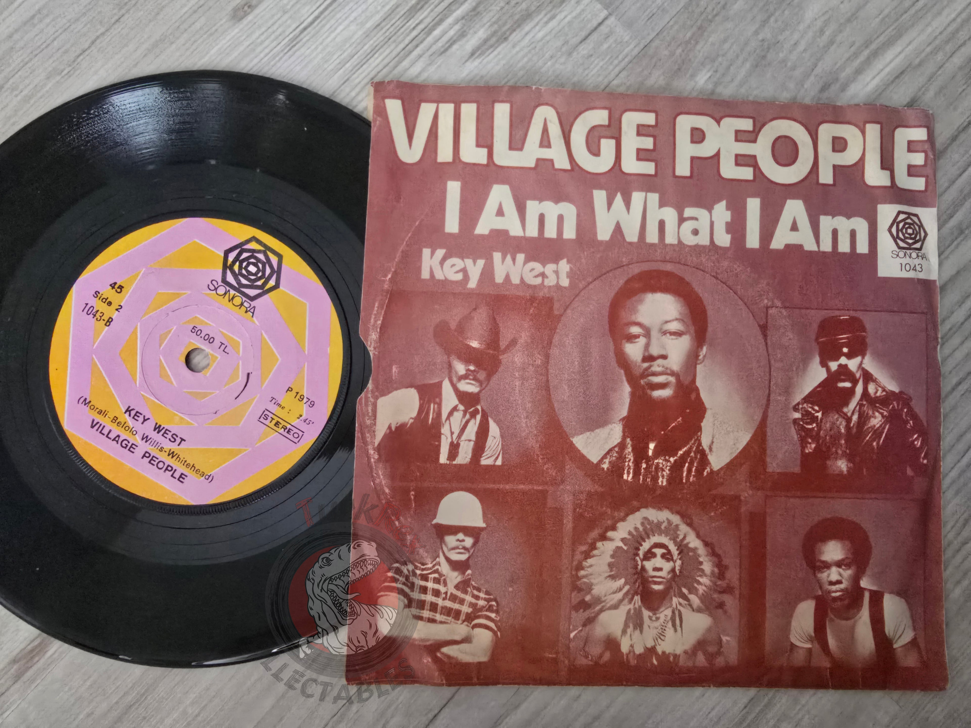 Village People – I Am What I Am 7" Turkish Pressing Vinyl Turkey Edition