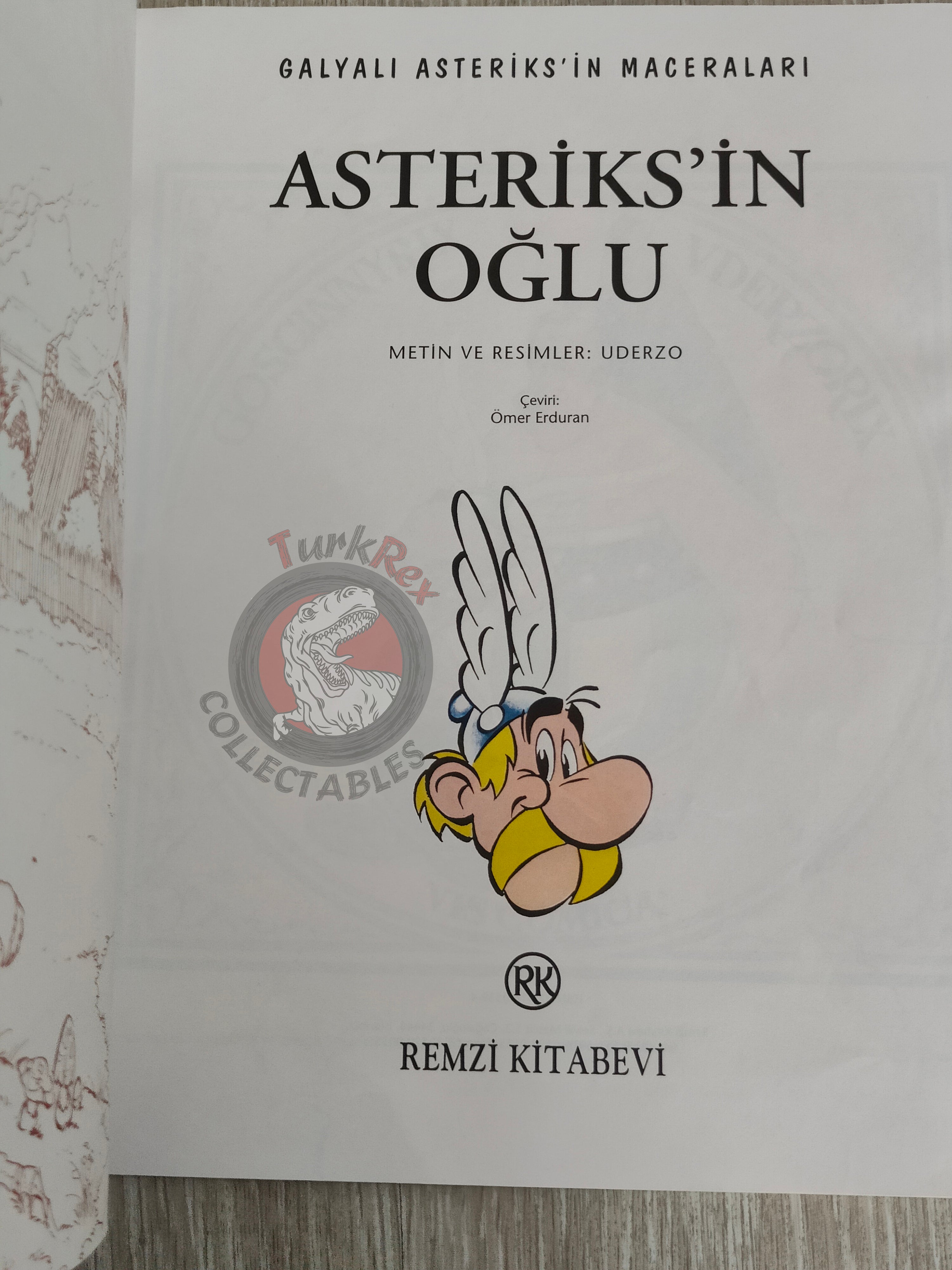 Asterix – Asterix and Son 1996 1st Edition Turkish Edition Comic Turkey