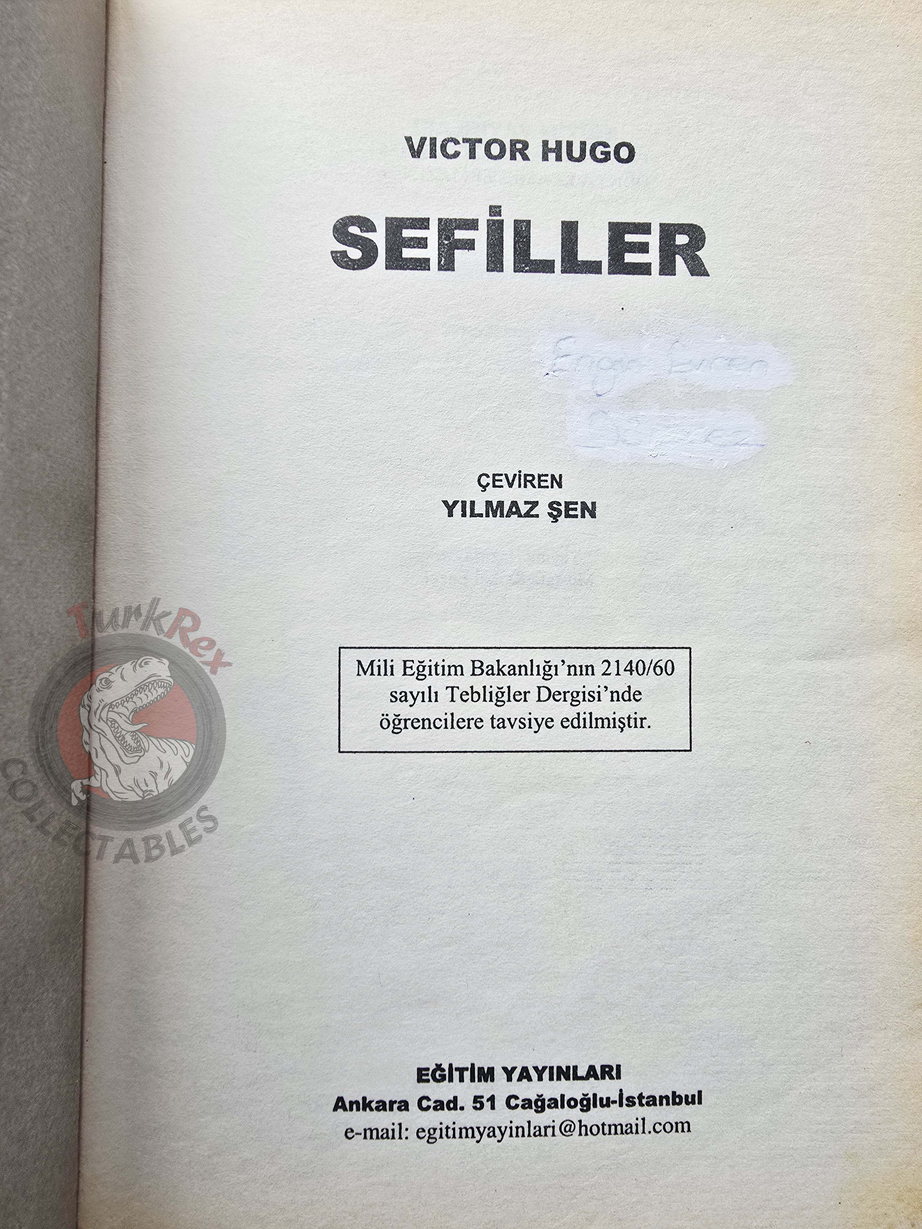 Victor Hugo – Les Misérables 2000s Turkish Book Turkey