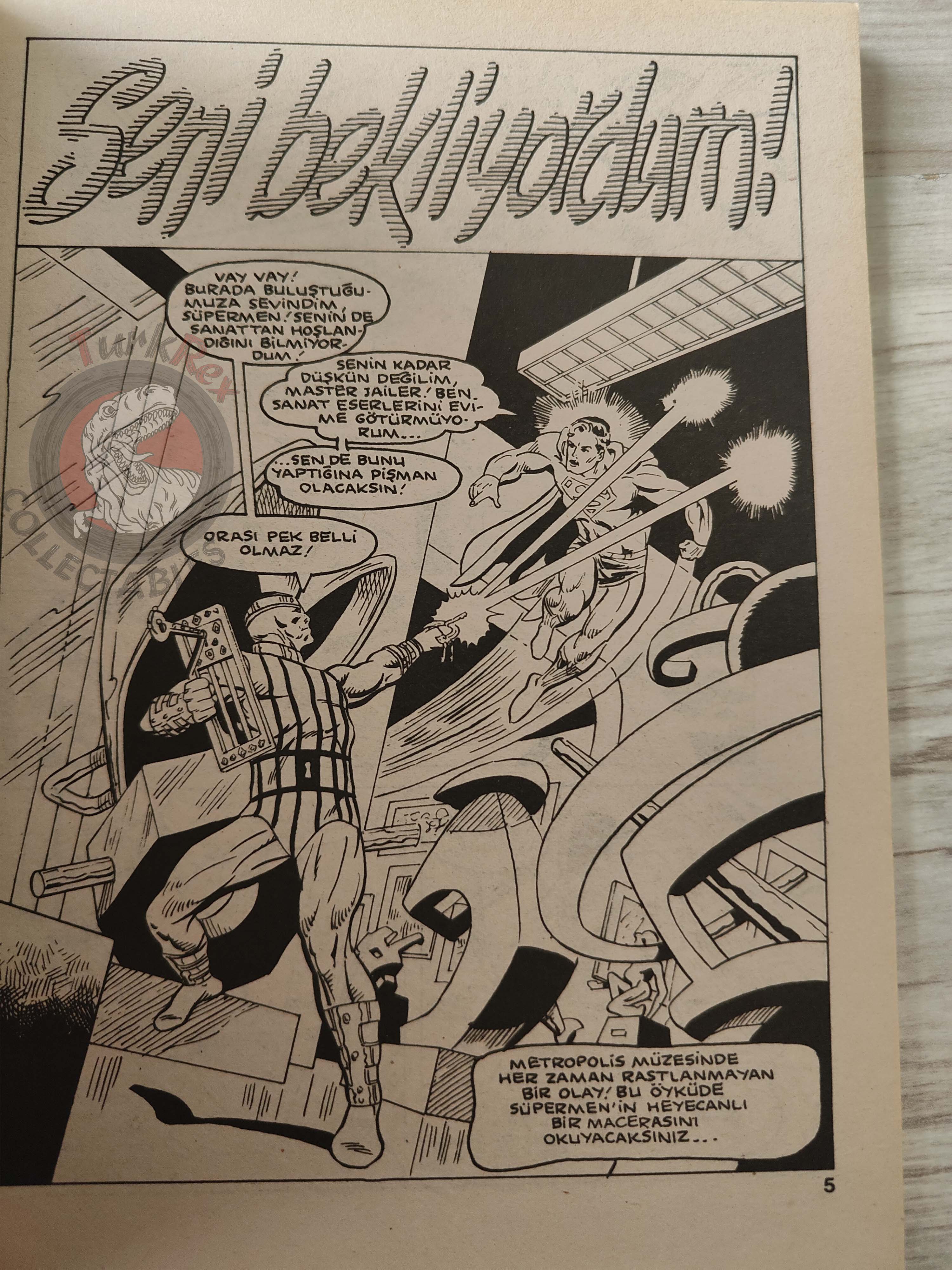 Superman #47 1987 Turkish Comic Turkey The Family #208 Action Comics #564 Batman Supergirl