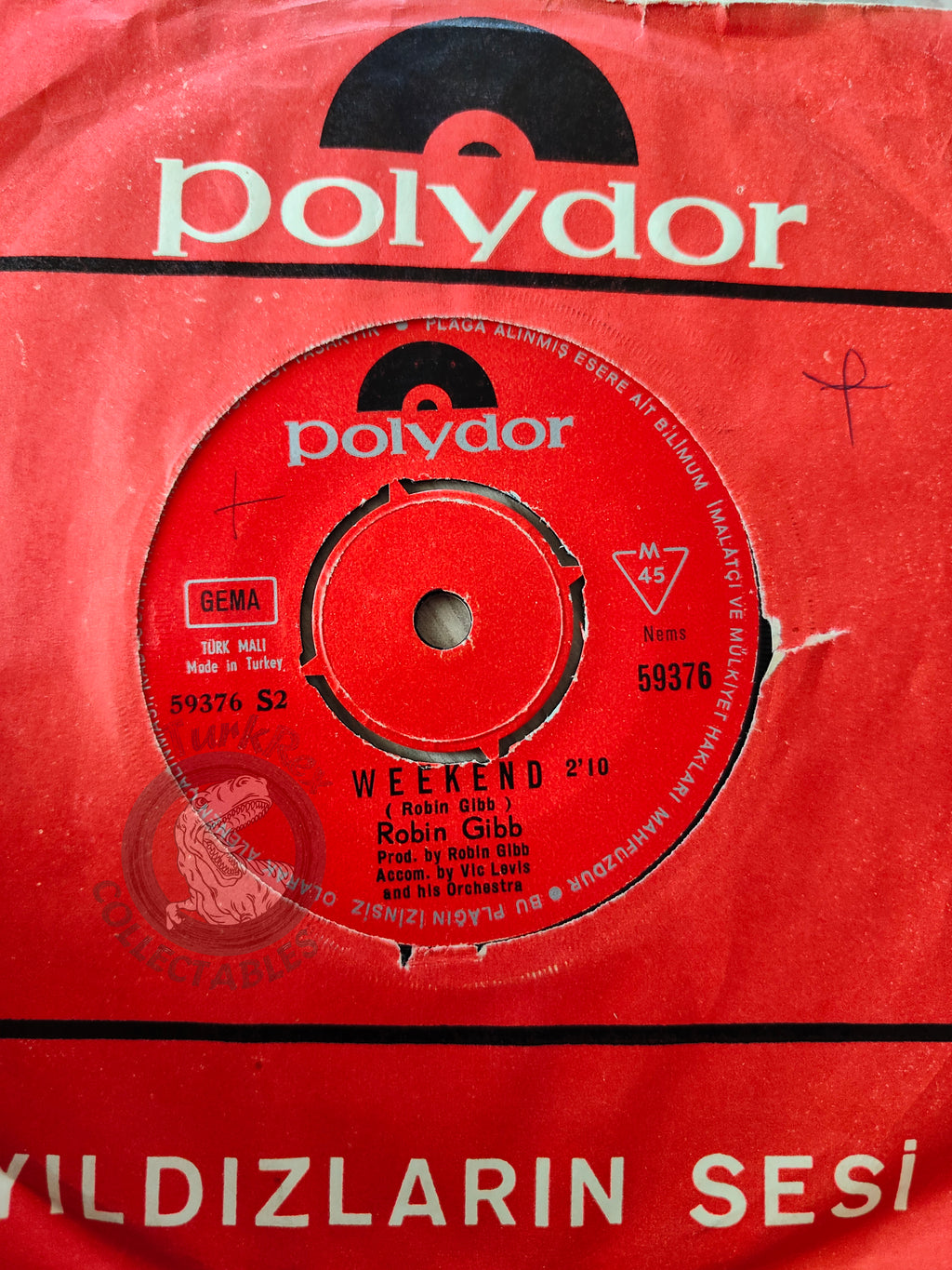 Robin Gibb – One Million Years 7" Turkish Pressing Vinyl Turkey Edition