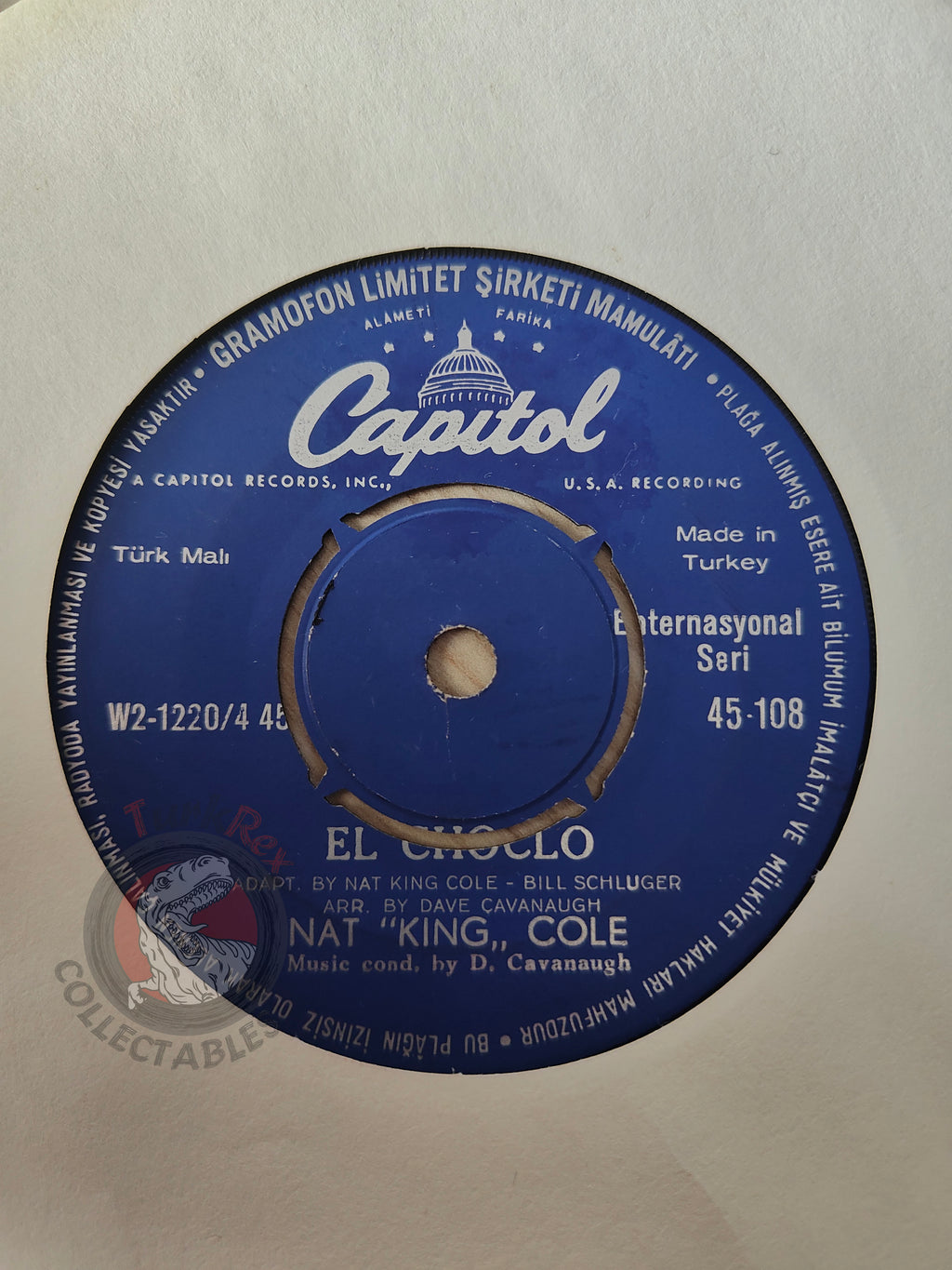 Nat King Cole – Ay, Cosita Linda 7" Turkish Pressing Vinyl Turkey Edition