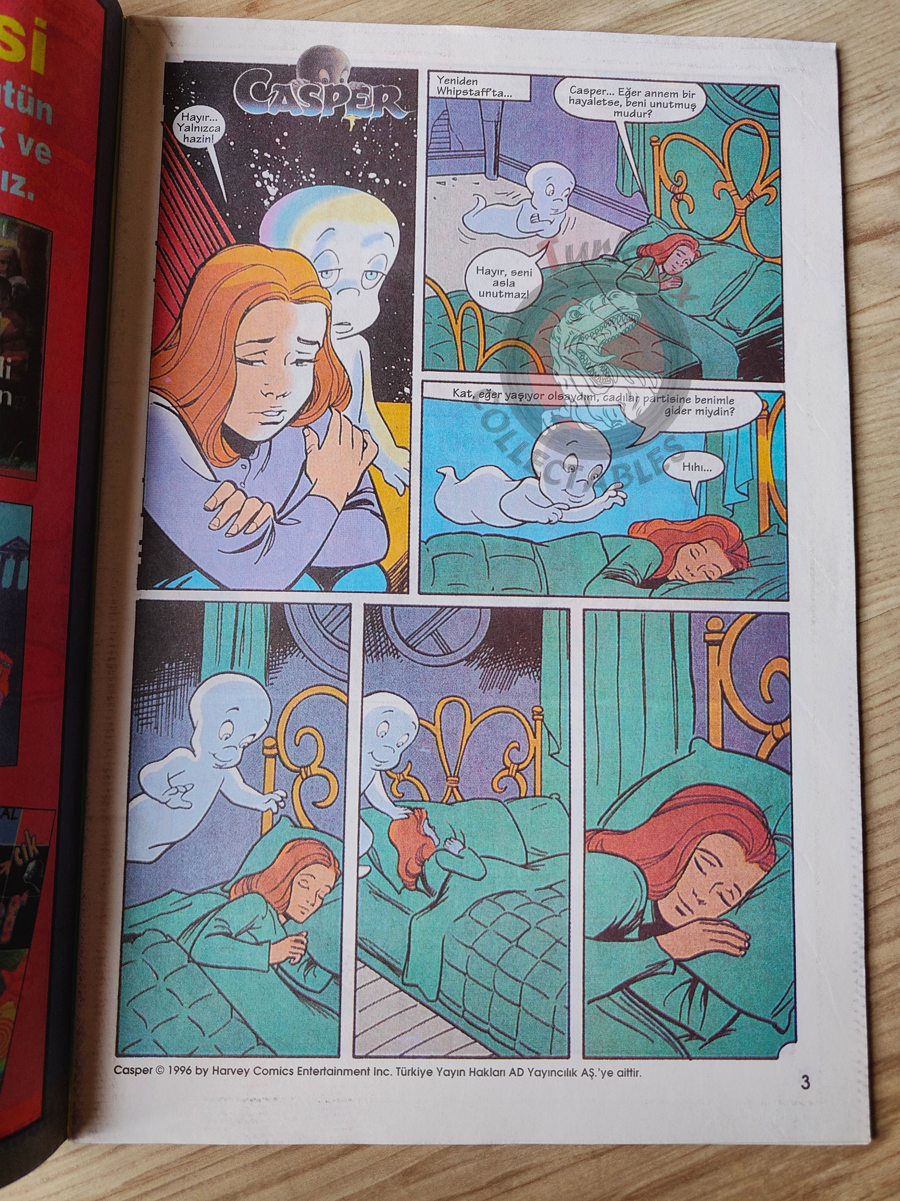 Casper the Friendly Ghost – Issue #2 1996 Turkish Comic Turkey