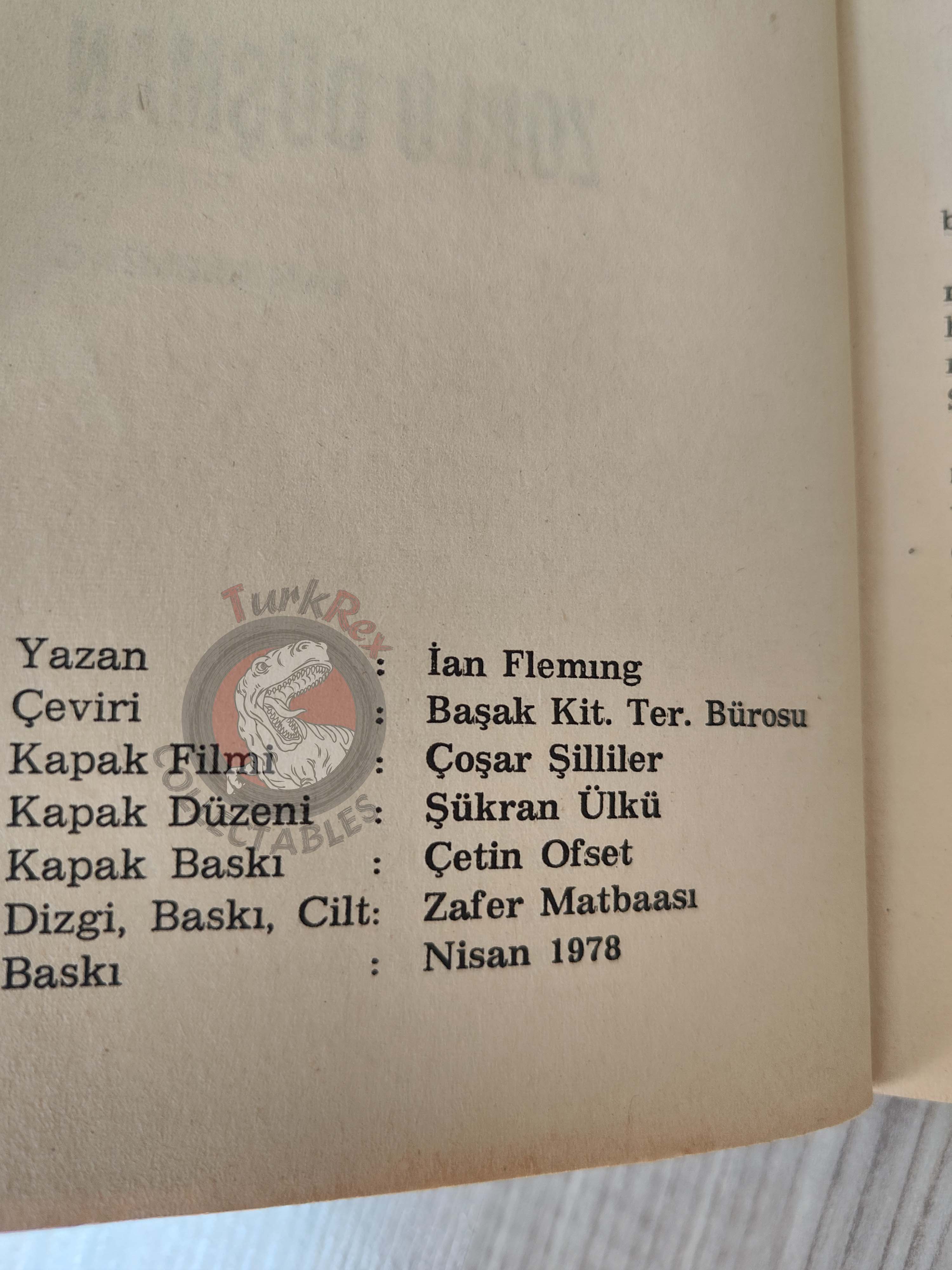James Bond - The Octopussy 1978 Turkish Book Turkey Ian Fleming René Magritte