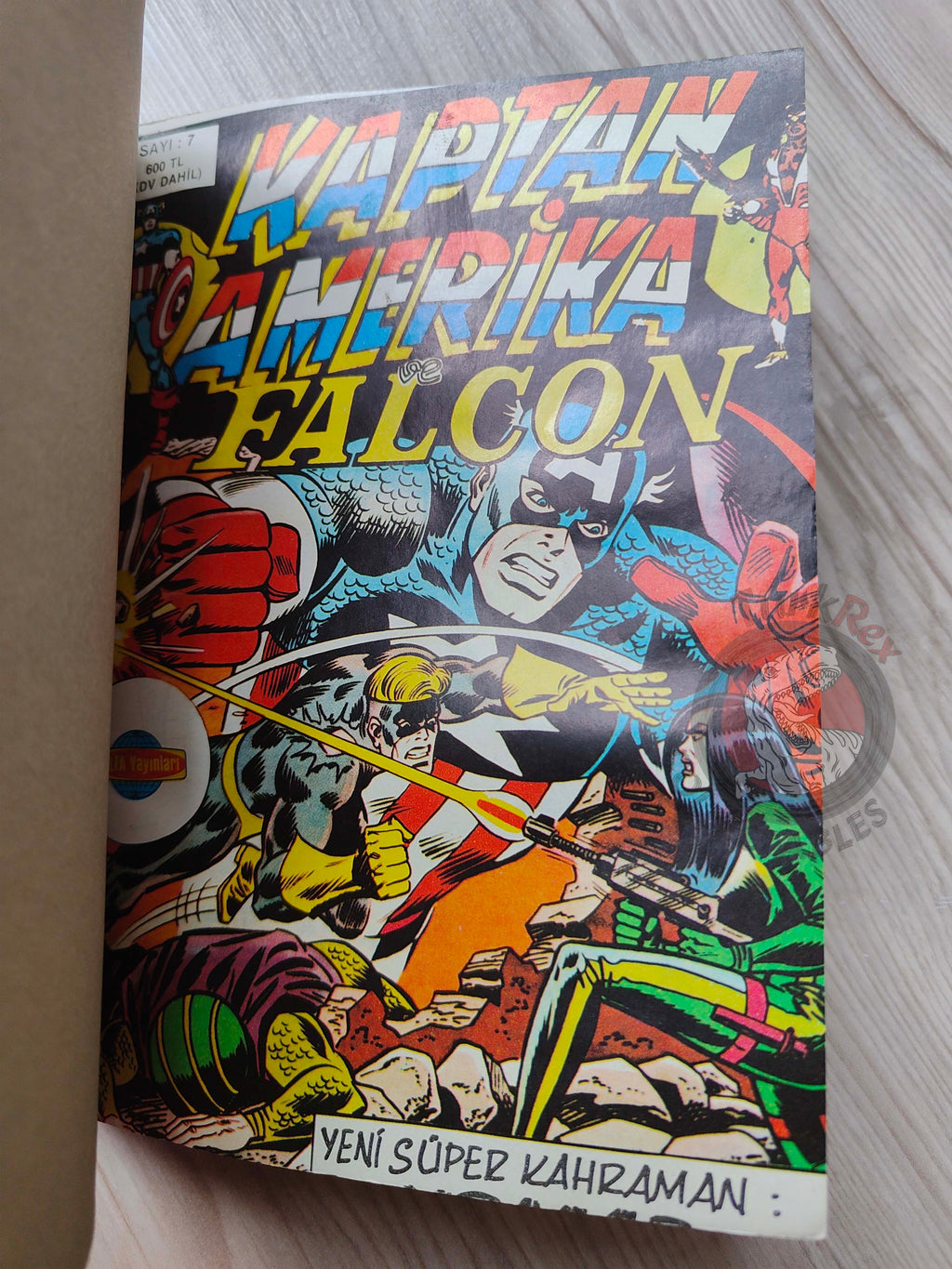 Captain America – Volume 4 1989 Turkish Comic Turkey Falcon